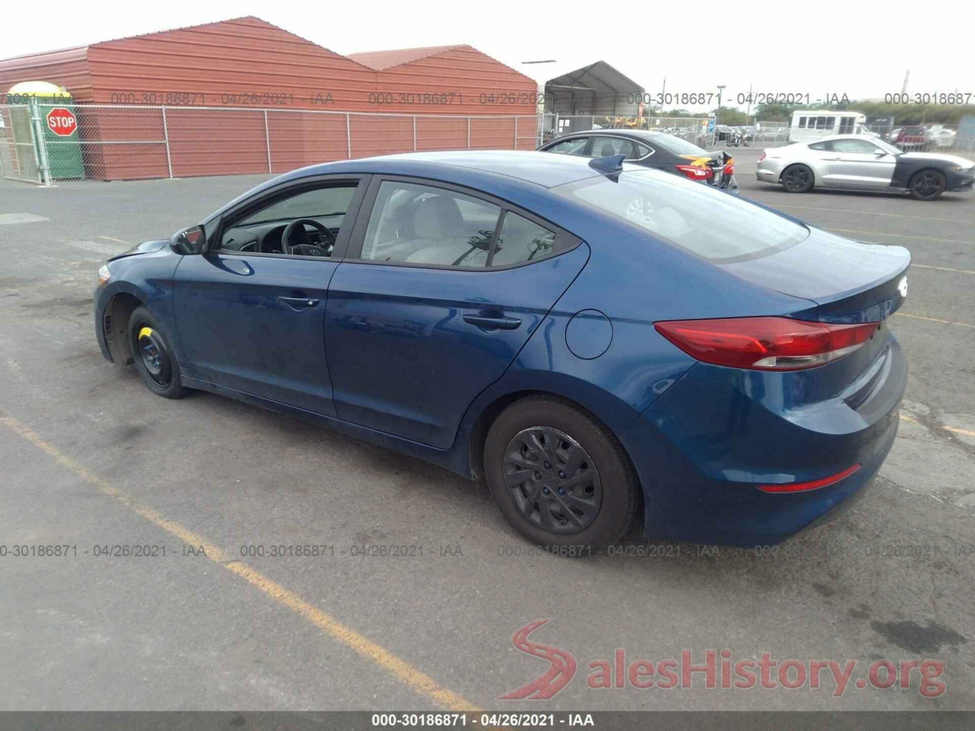 5NPD74LF1HH141095 2017 HYUNDAI ELANTRA