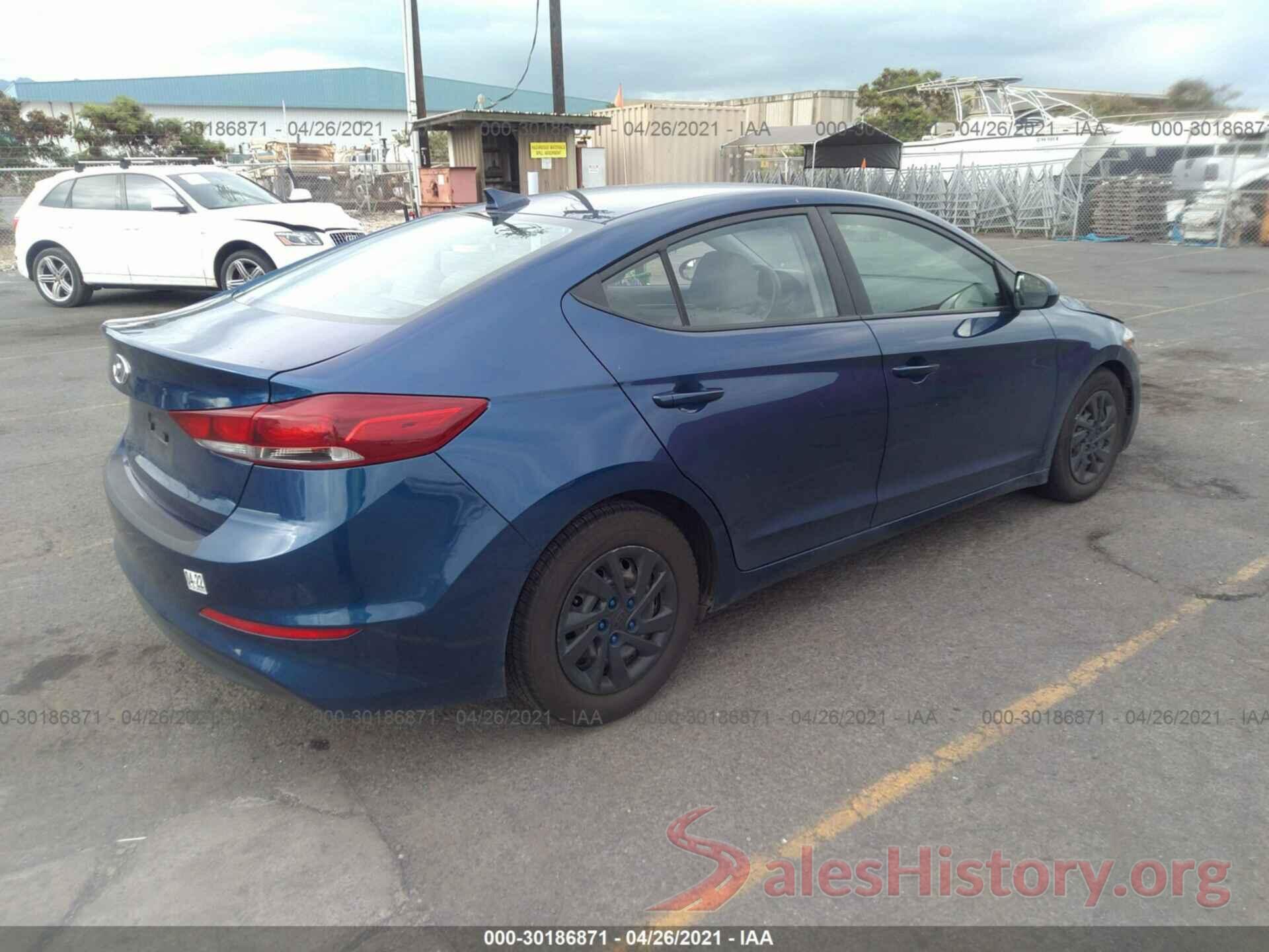 5NPD74LF1HH141095 2017 HYUNDAI ELANTRA