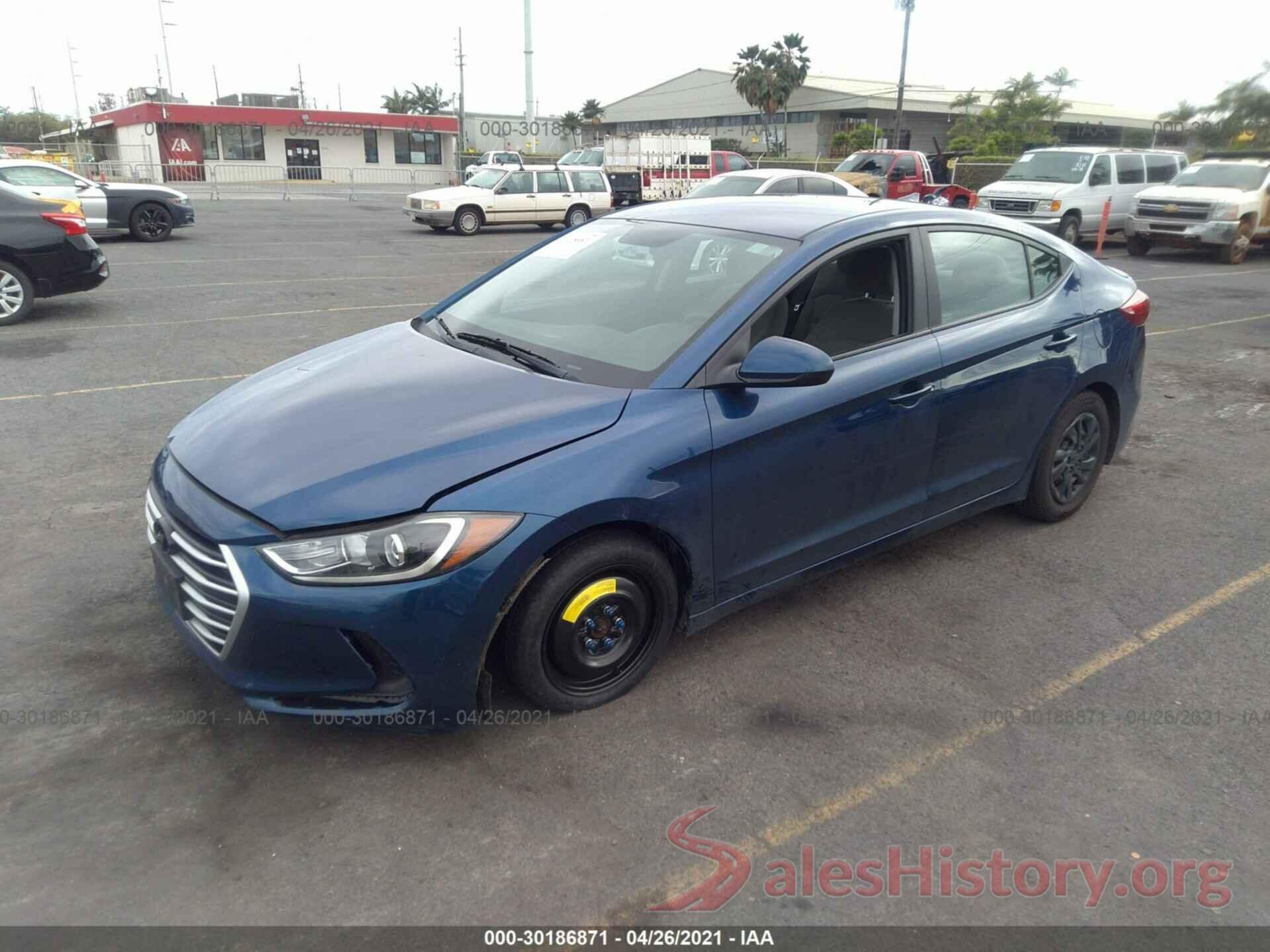 5NPD74LF1HH141095 2017 HYUNDAI ELANTRA