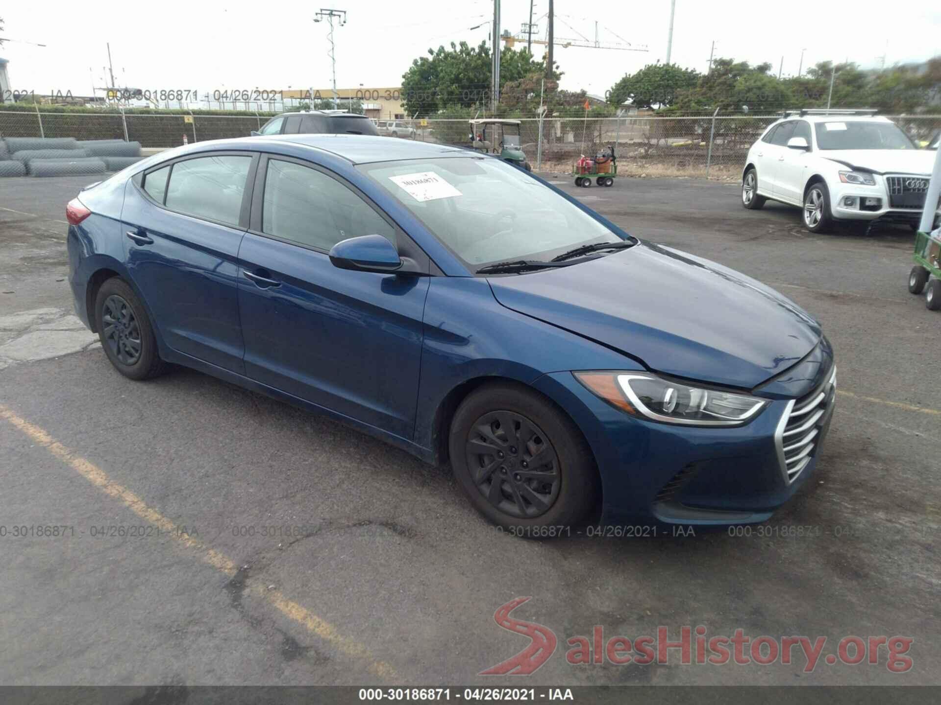 5NPD74LF1HH141095 2017 HYUNDAI ELANTRA