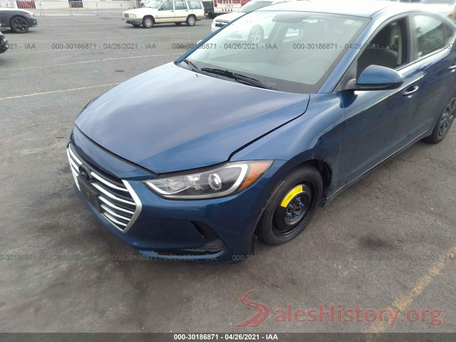 5NPD74LF1HH141095 2017 HYUNDAI ELANTRA