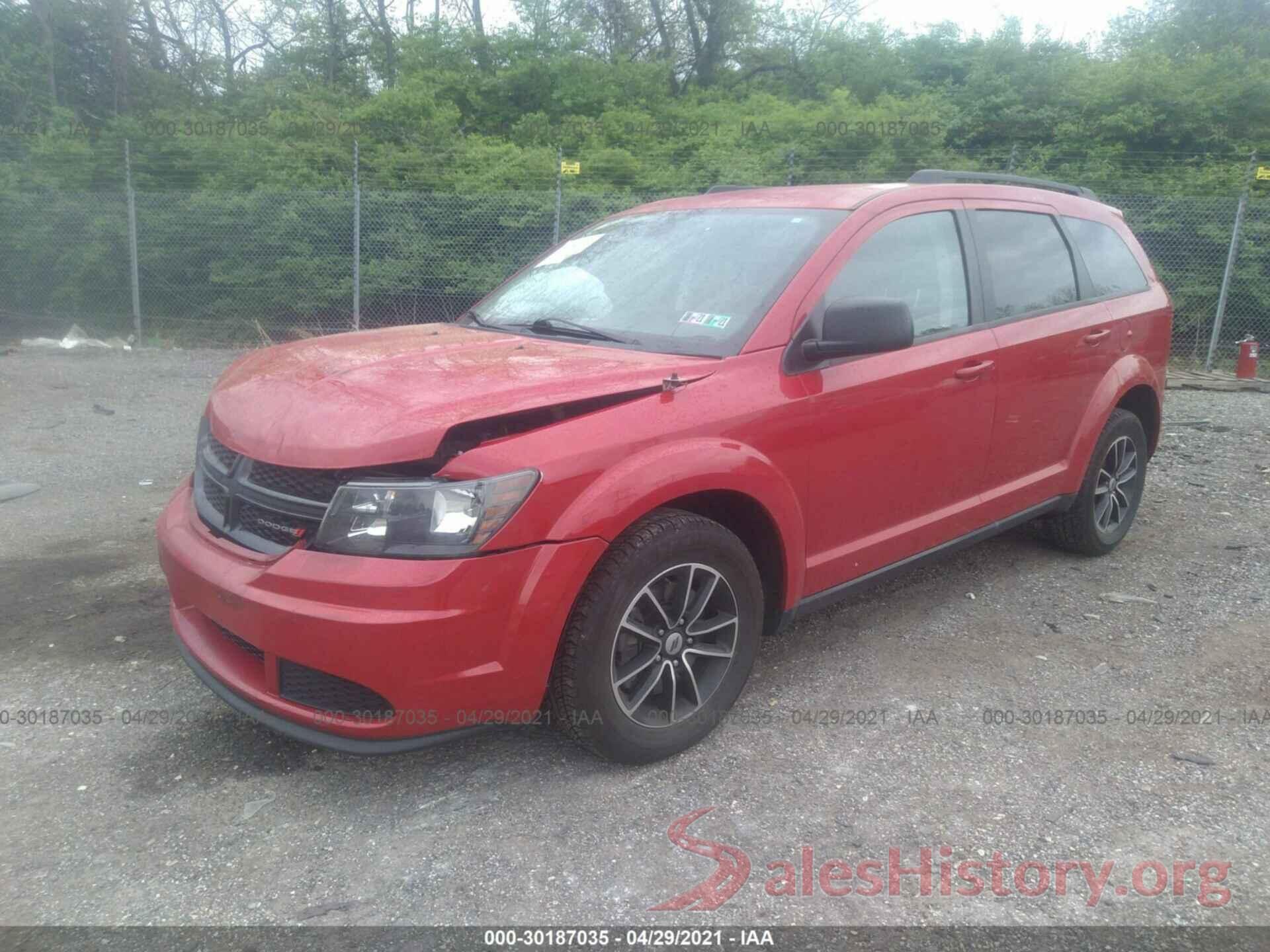 3C4PDCAB8JT445899 2018 DODGE JOURNEY