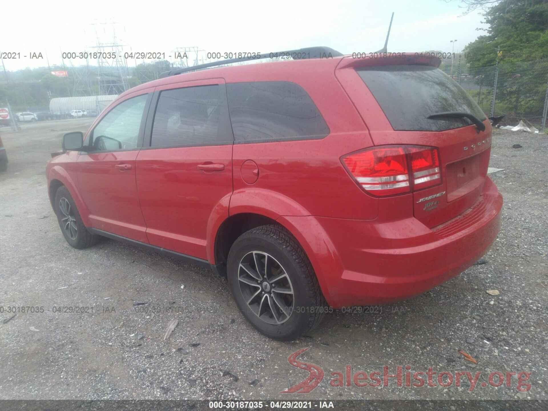 3C4PDCAB8JT445899 2018 DODGE JOURNEY