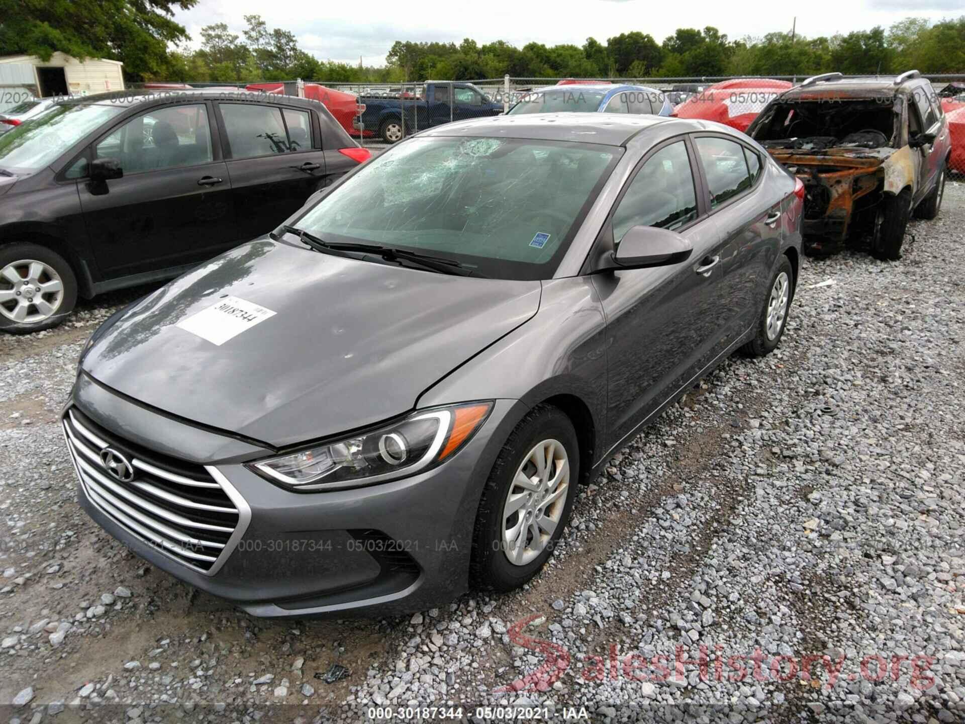 5NPD74LF5JH346831 2018 HYUNDAI ELANTRA