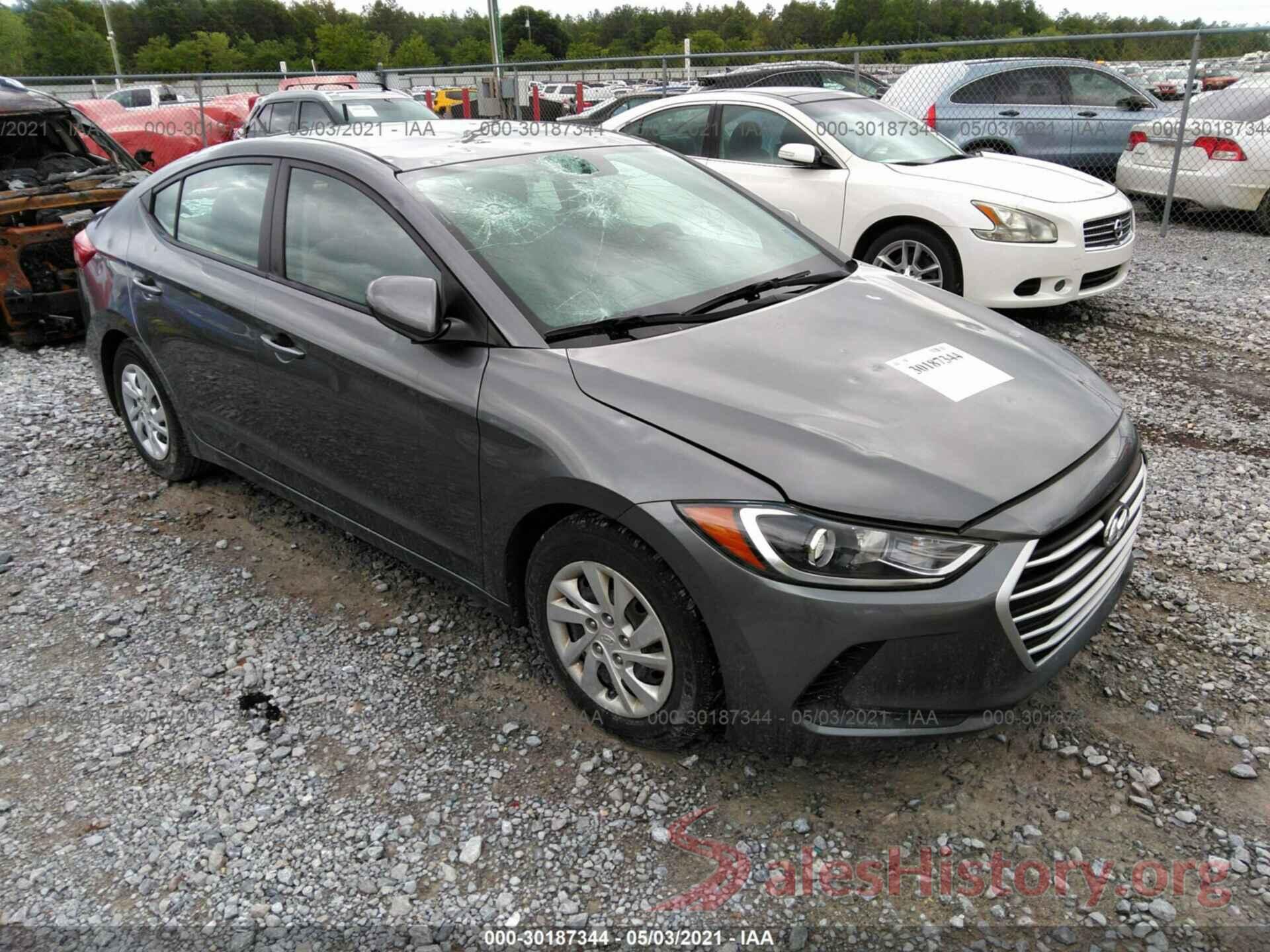 5NPD74LF5JH346831 2018 HYUNDAI ELANTRA