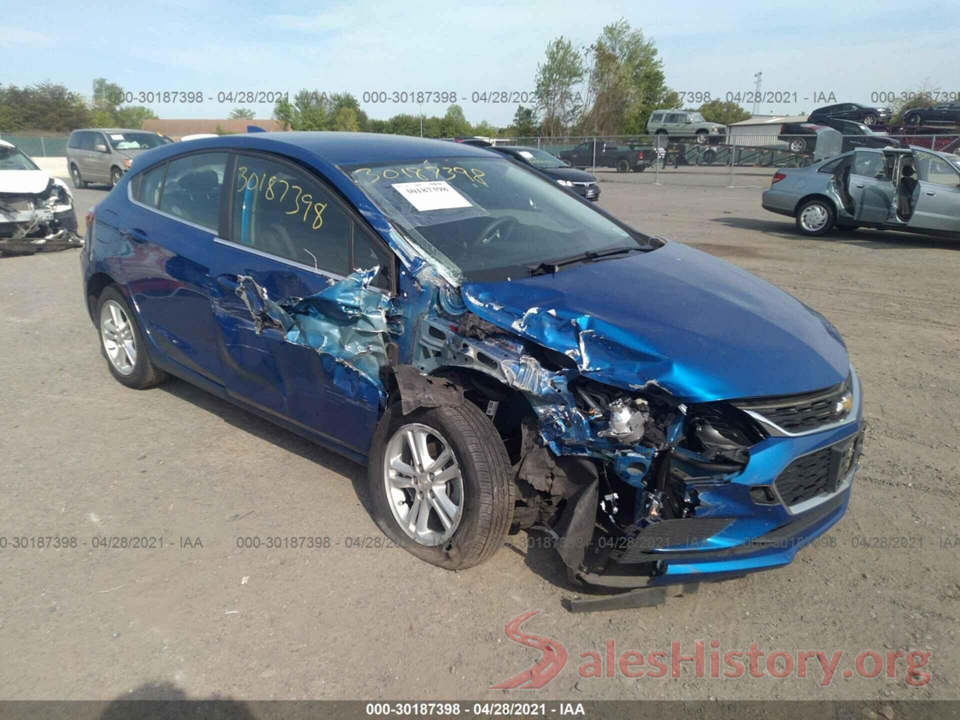 3G1BE6SM1JS636491 2018 CHEVROLET CRUZE