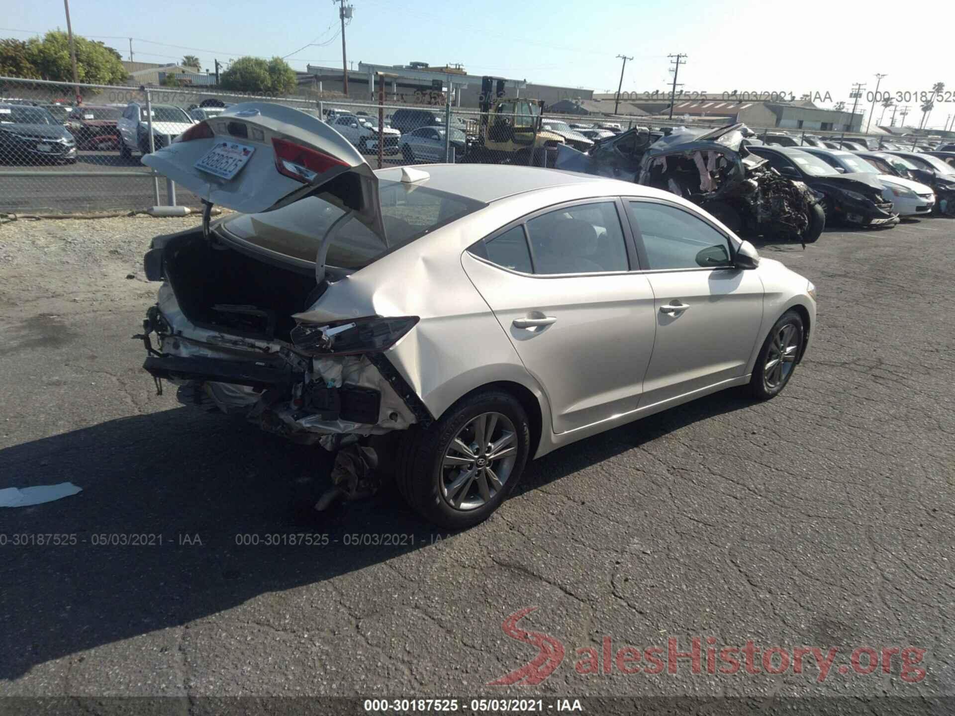 5NPD84LF7JH375163 2018 HYUNDAI ELANTRA