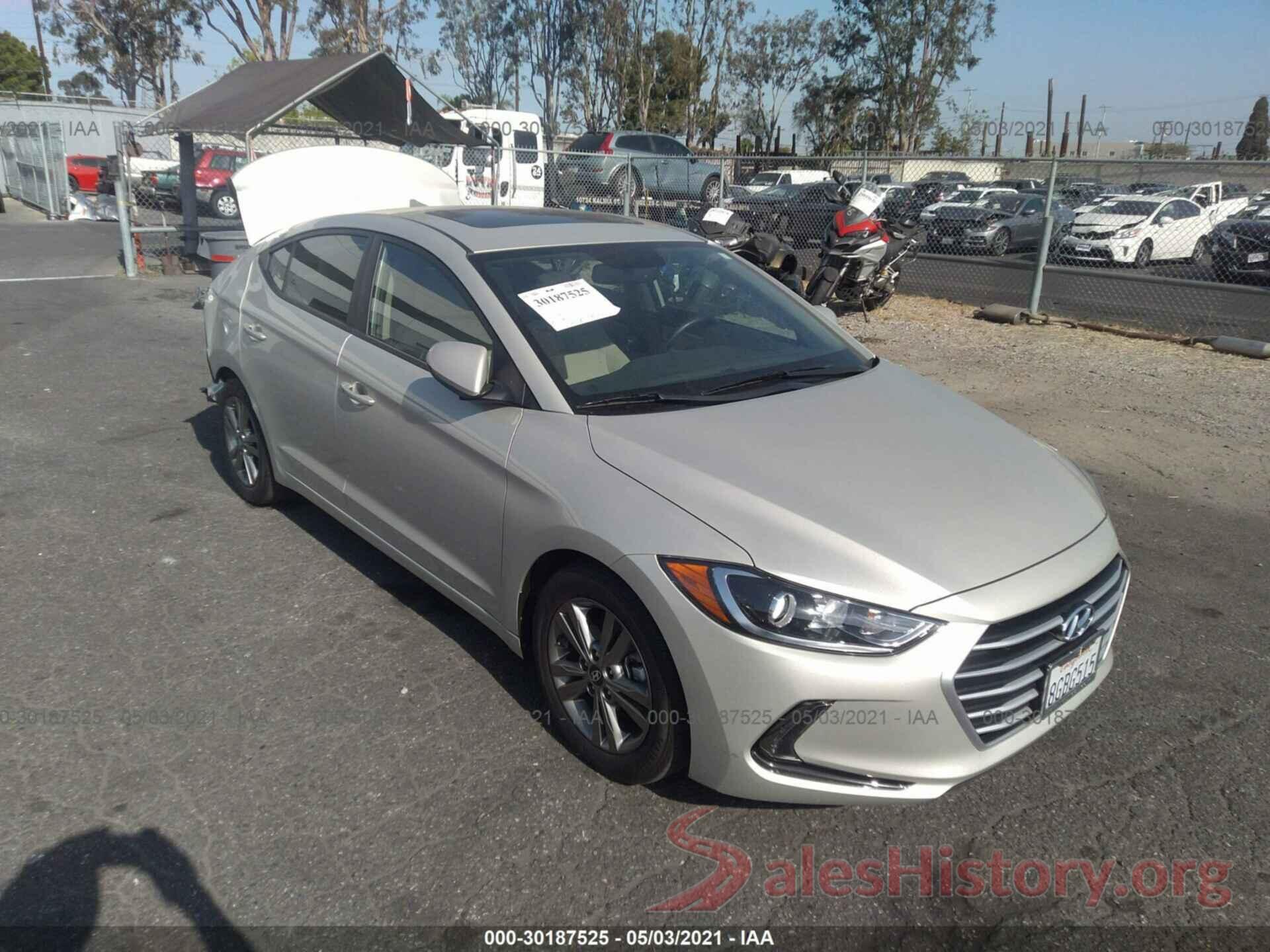 5NPD84LF7JH375163 2018 HYUNDAI ELANTRA