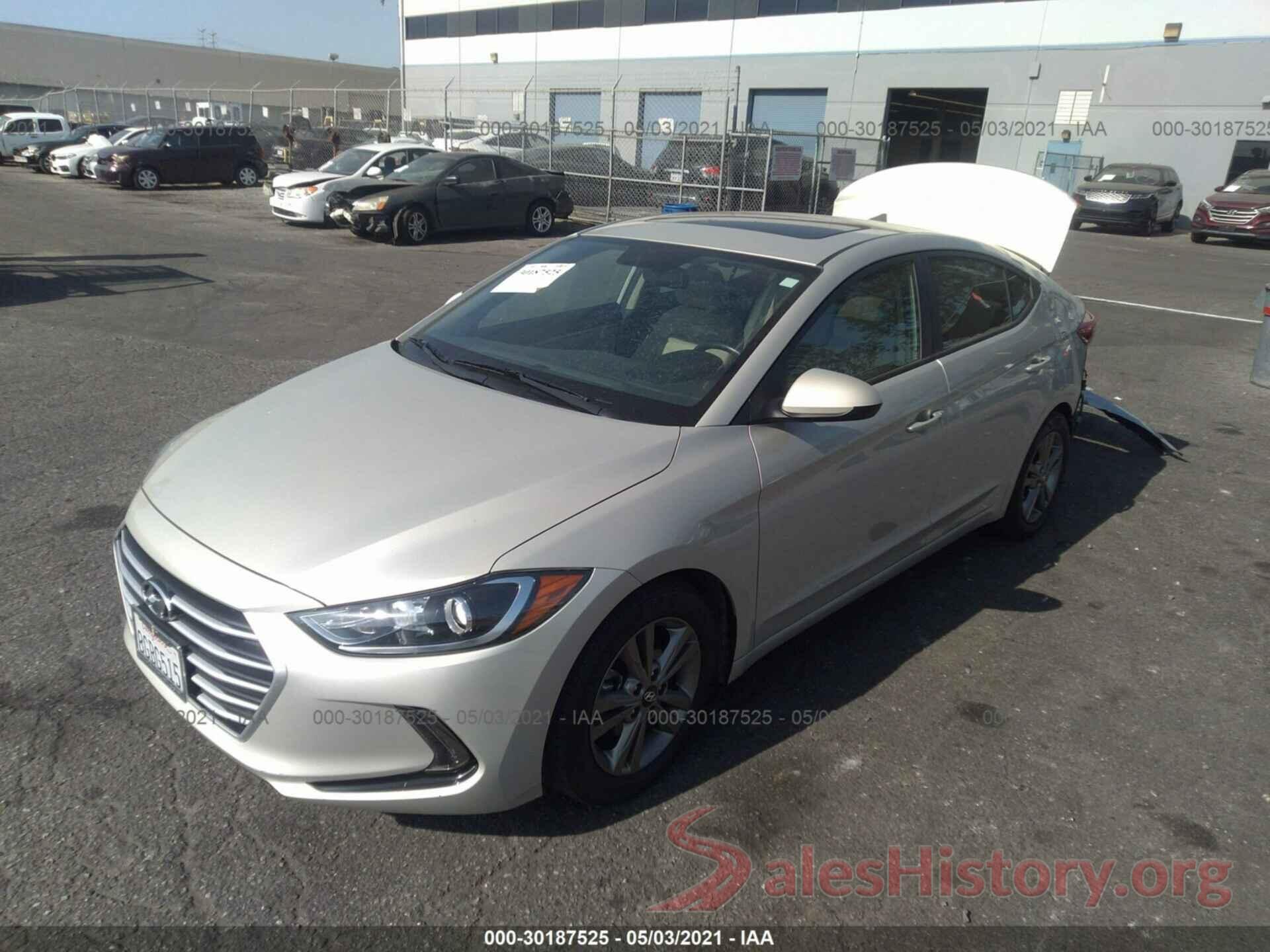 5NPD84LF7JH375163 2018 HYUNDAI ELANTRA