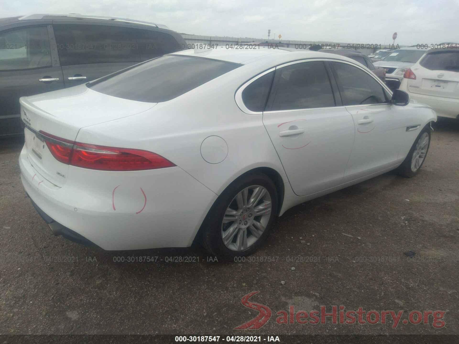 SAJBD4BV5GCY10957 2016 JAGUAR XF