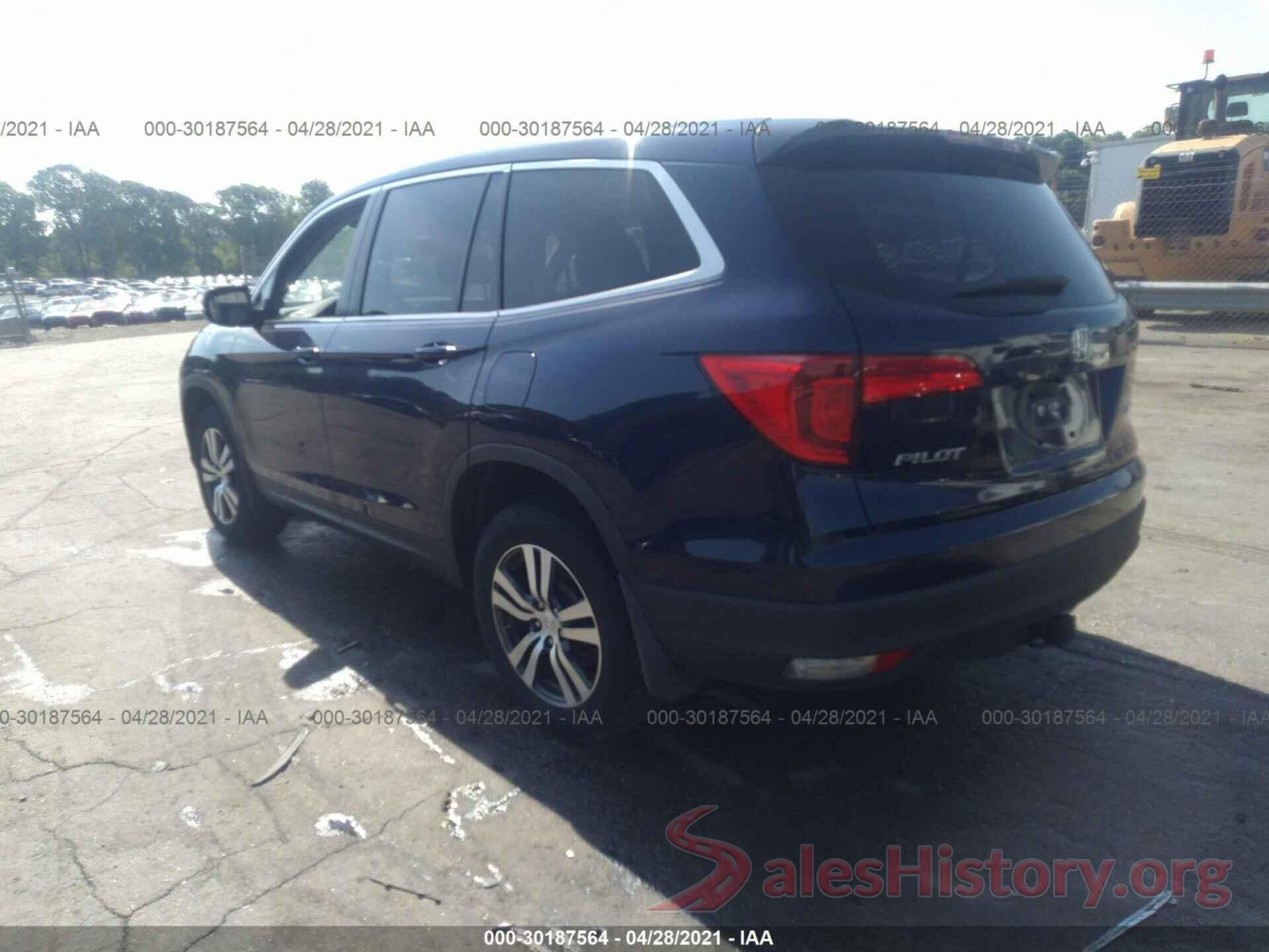 5FNYF6H52GB096083 2016 HONDA PILOT