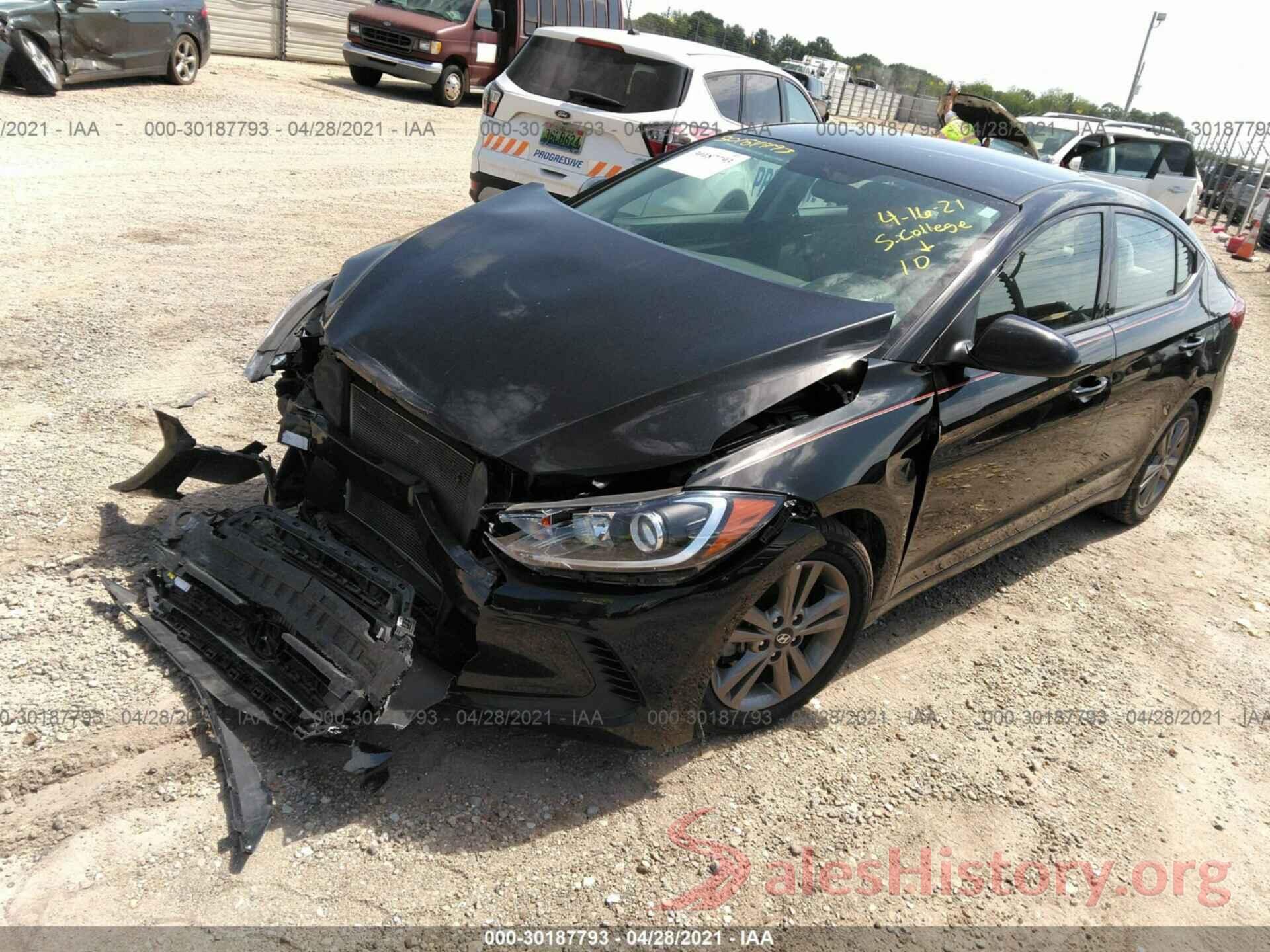 5NPD84LF6JH256701 2018 HYUNDAI ELANTRA