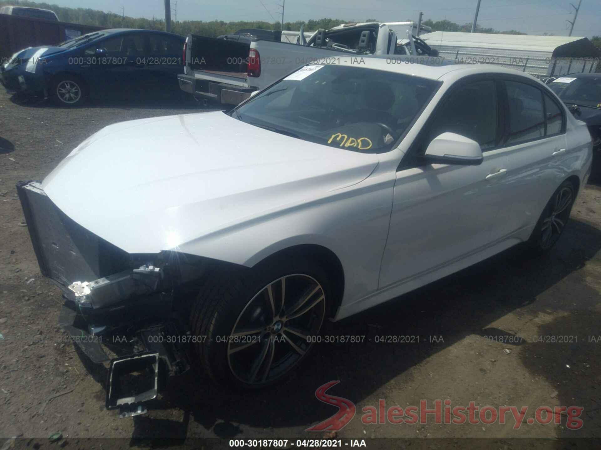 WBA8B7G34HNT70949 2017 BMW 3 SERIES