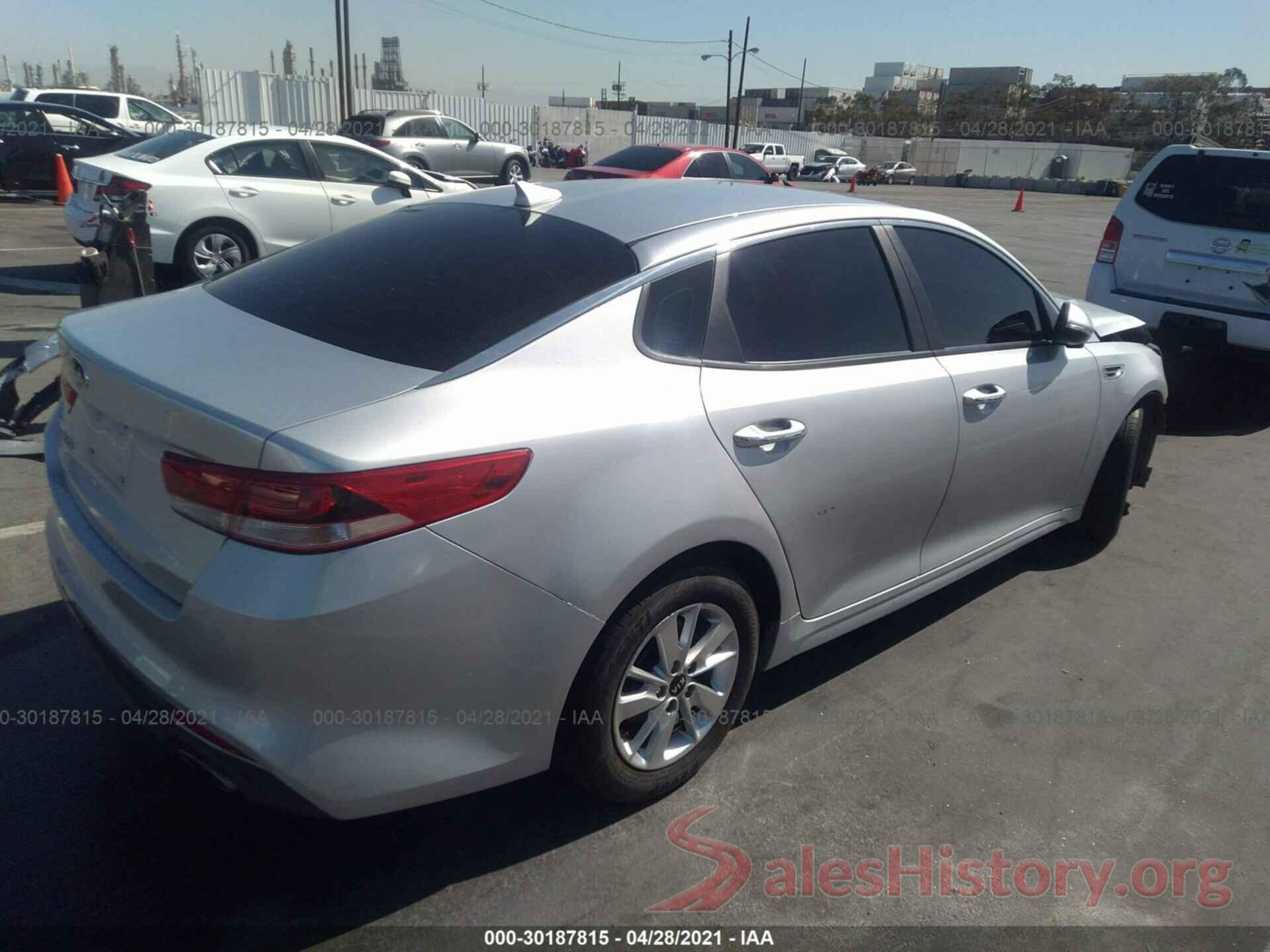 5XXGT4L33GG040679 2016 KIA OPTIMA