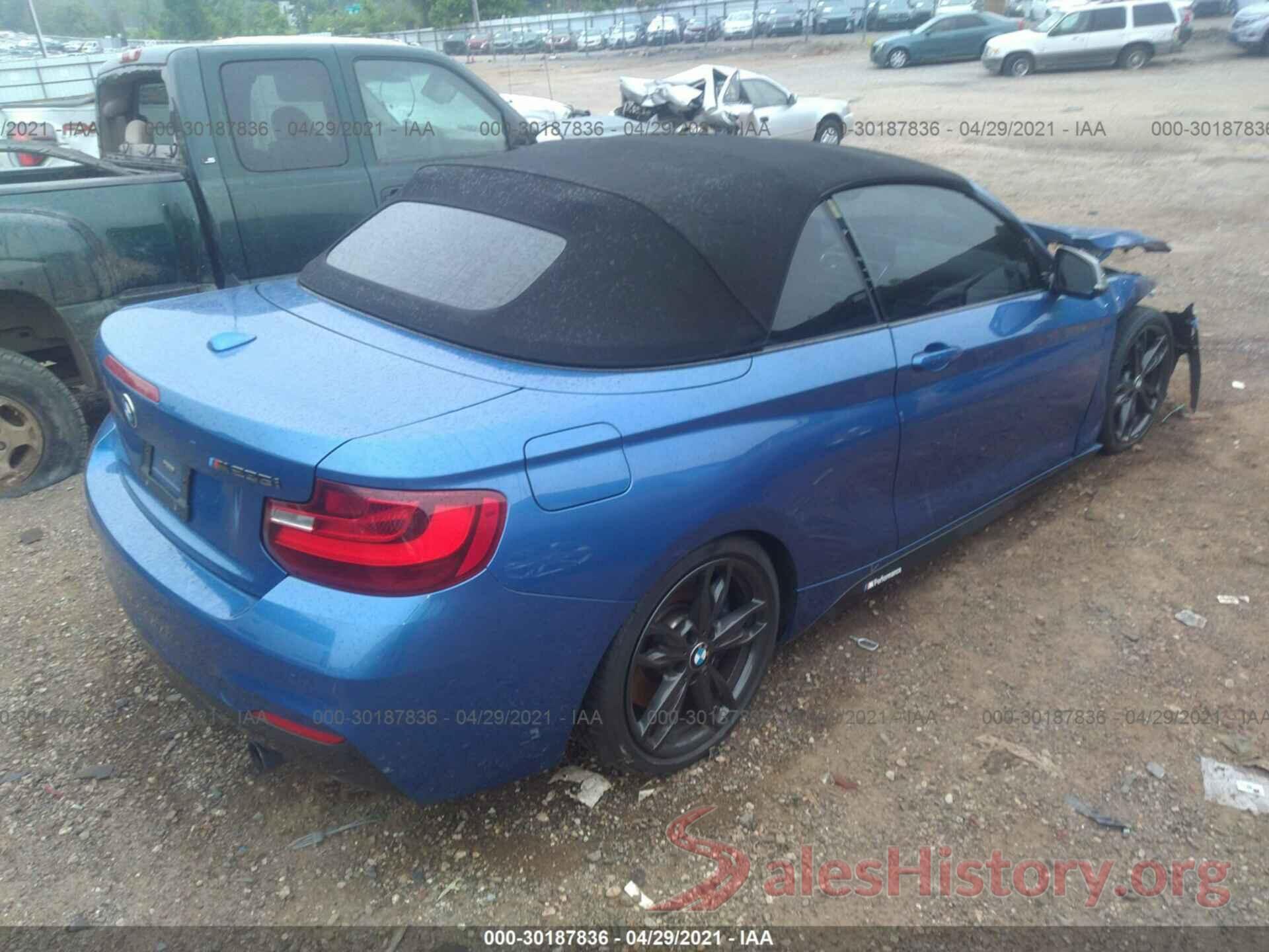 WBA1M1C57GV578483 2016 BMW 2 SERIES