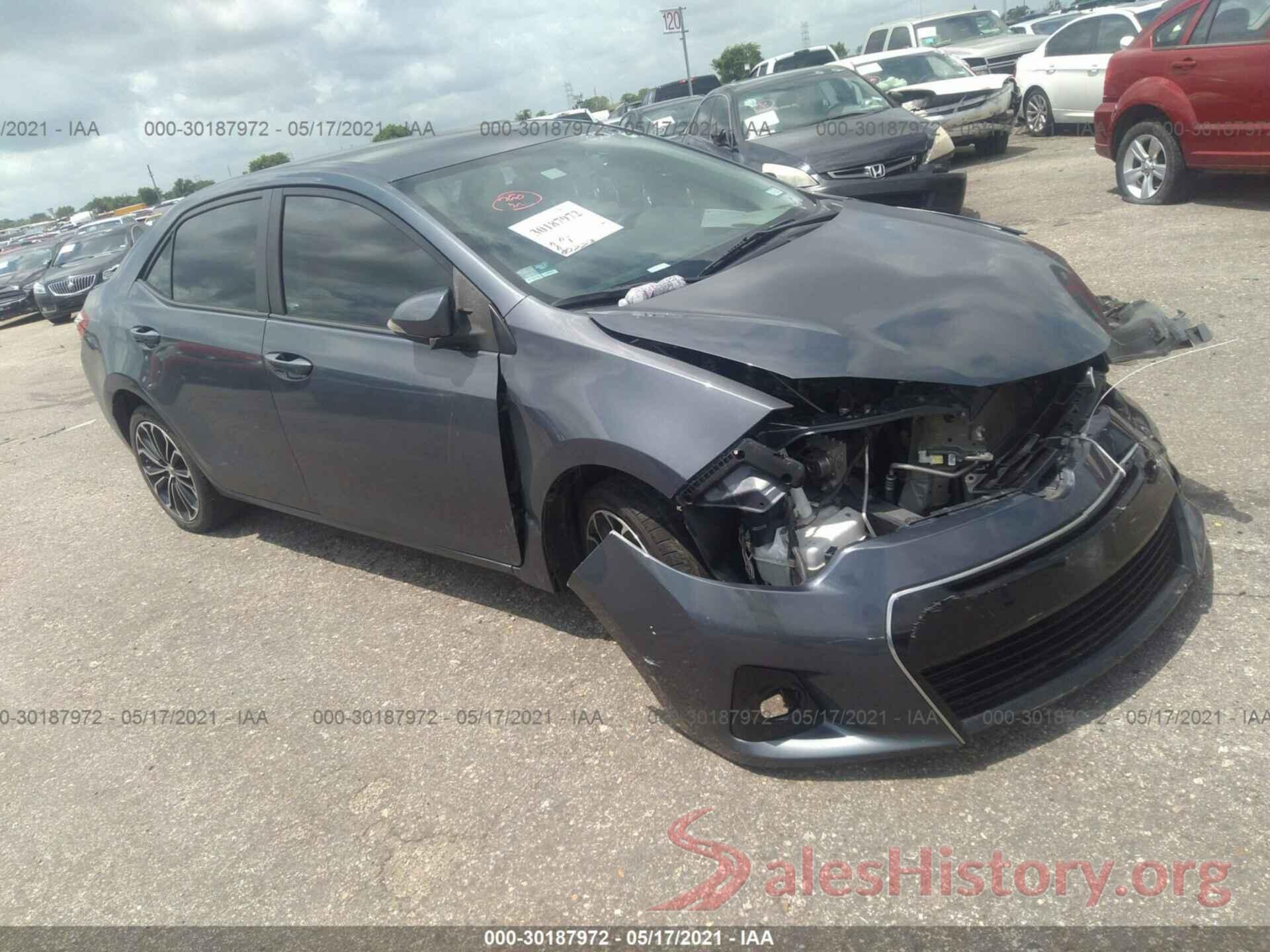 5YFBURHE8GP568661 2016 TOYOTA COROLLA