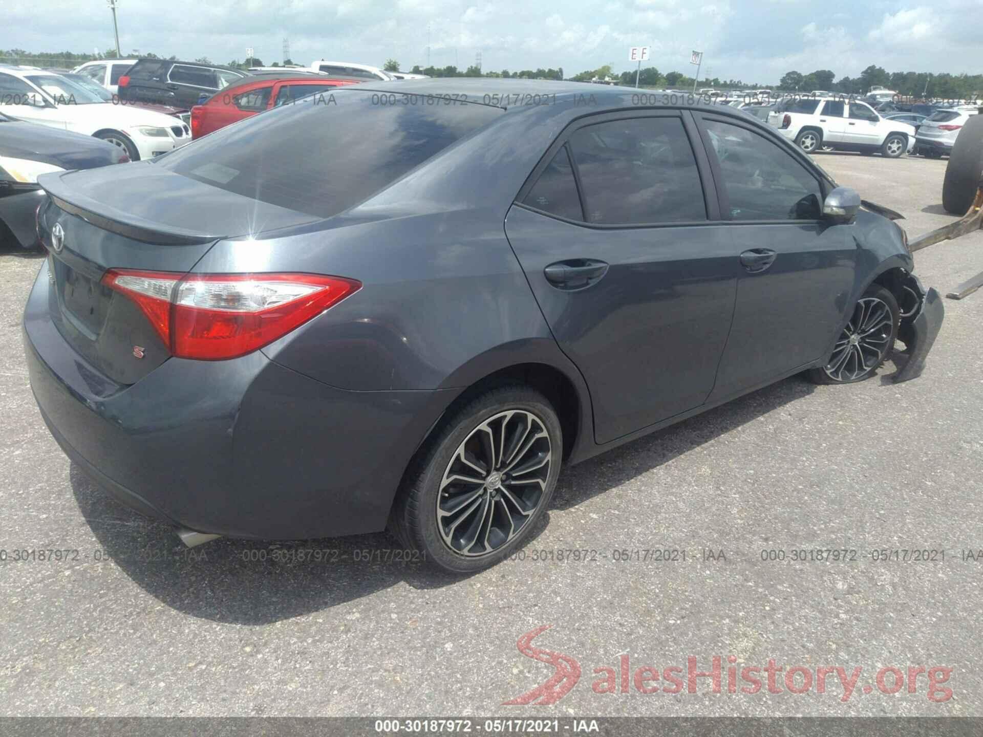 5YFBURHE8GP568661 2016 TOYOTA COROLLA