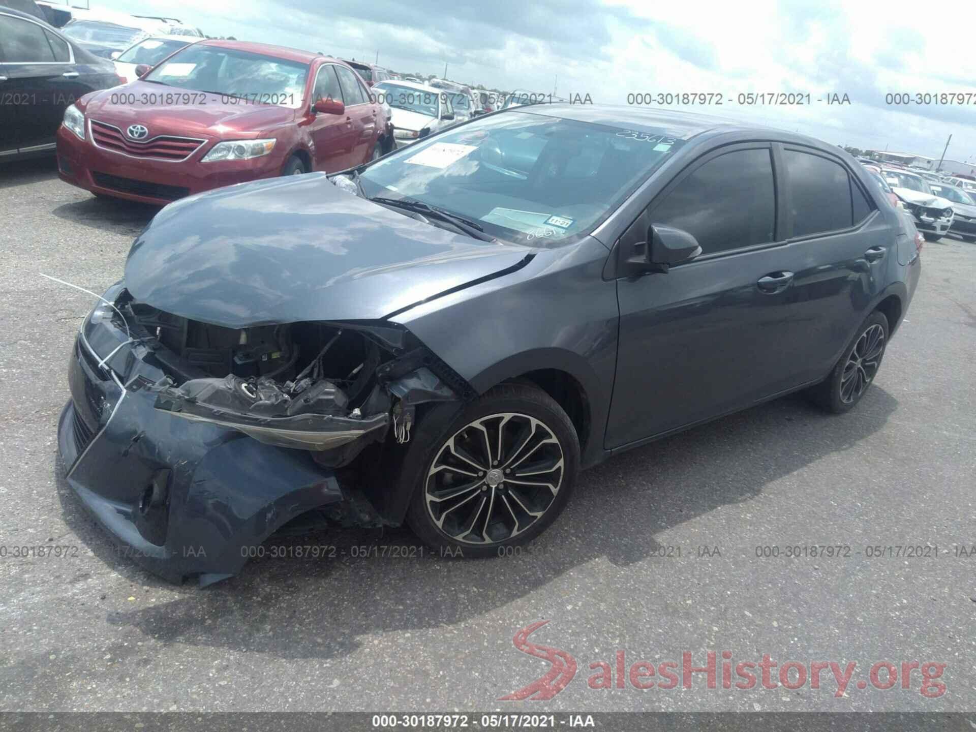 5YFBURHE8GP568661 2016 TOYOTA COROLLA