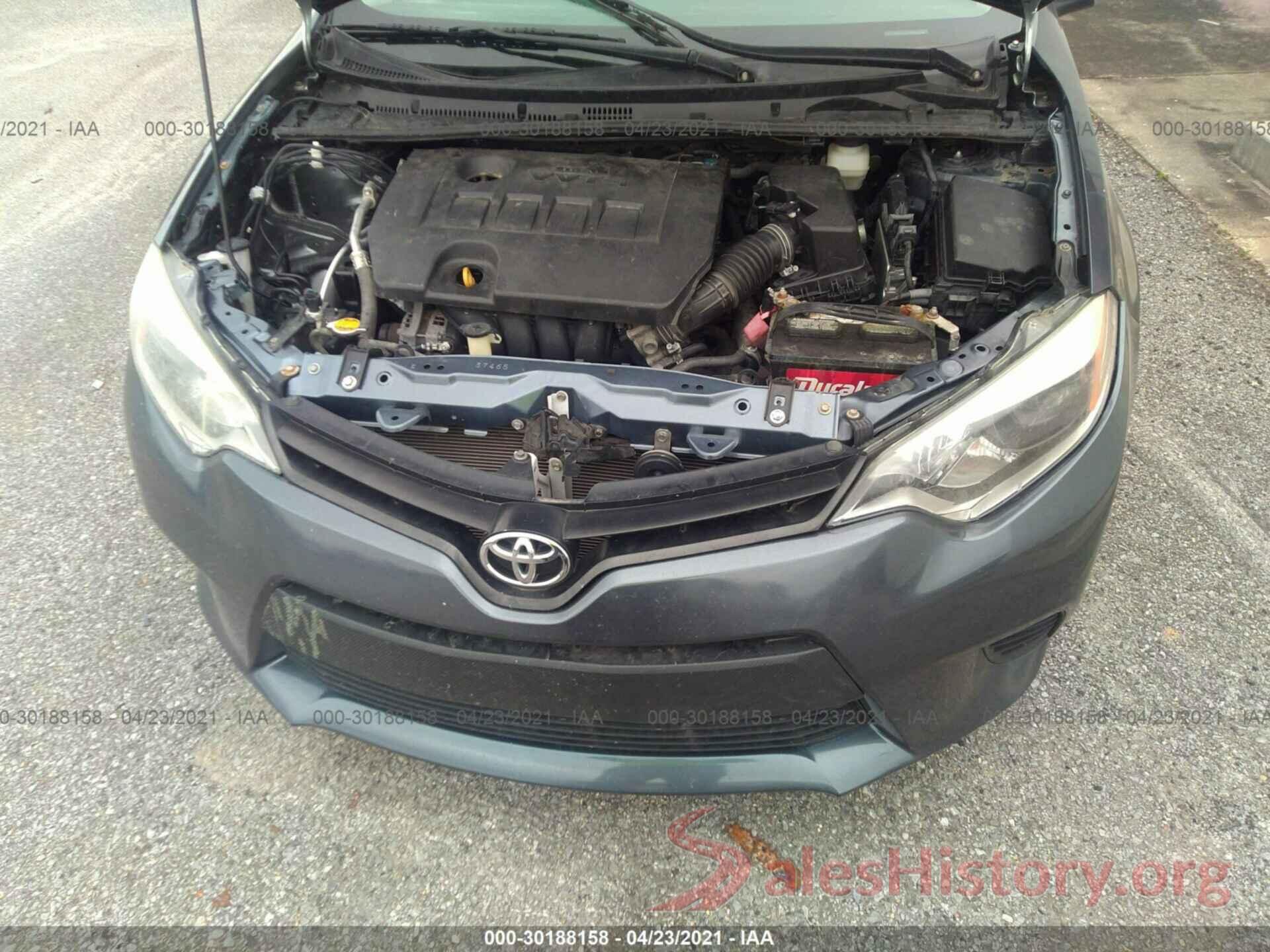 5YFBURHE9GP528153 2016 TOYOTA COROLLA