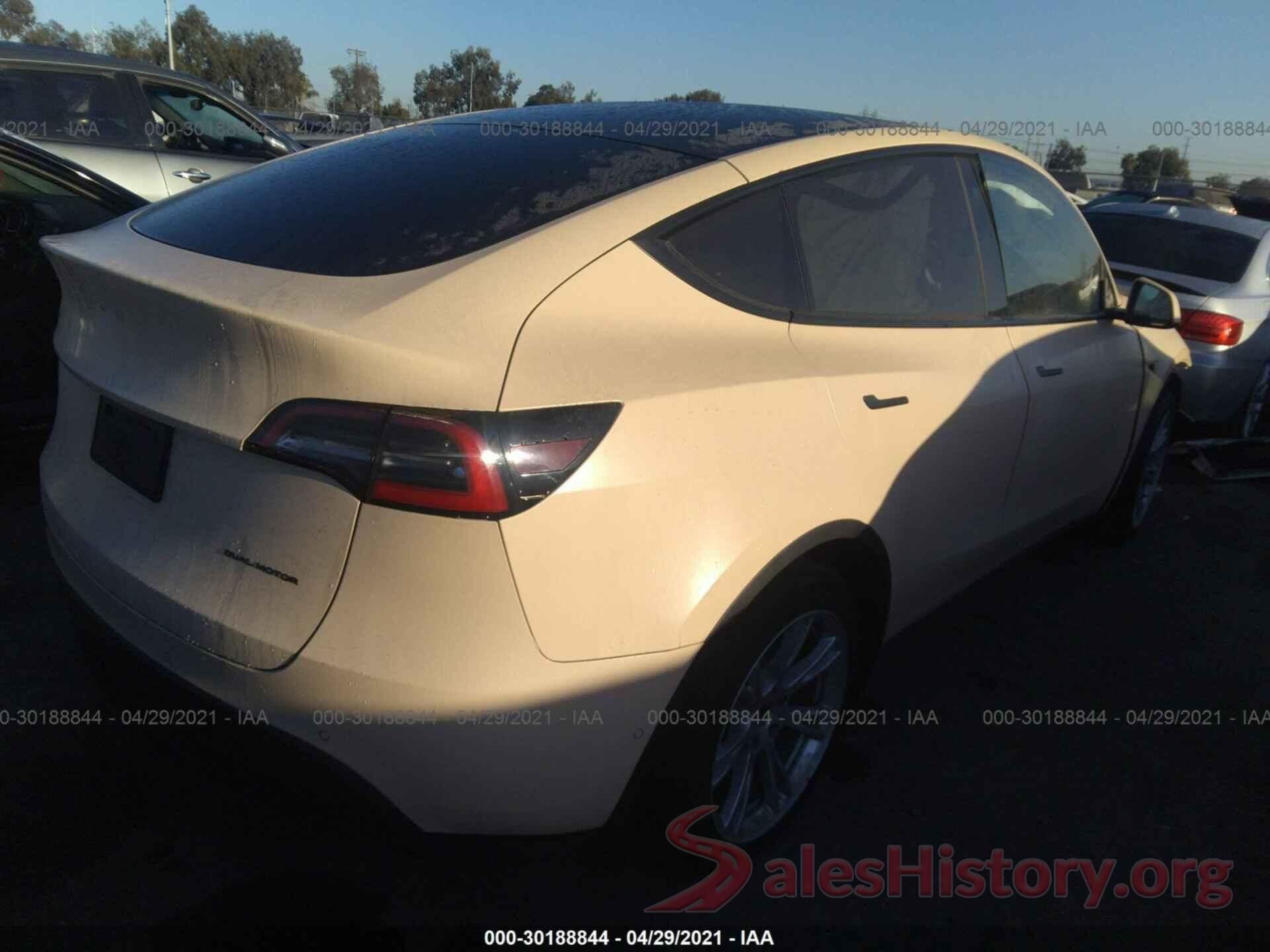 5YJYGDEE7LF056548 2020 TESLA MODEL Y