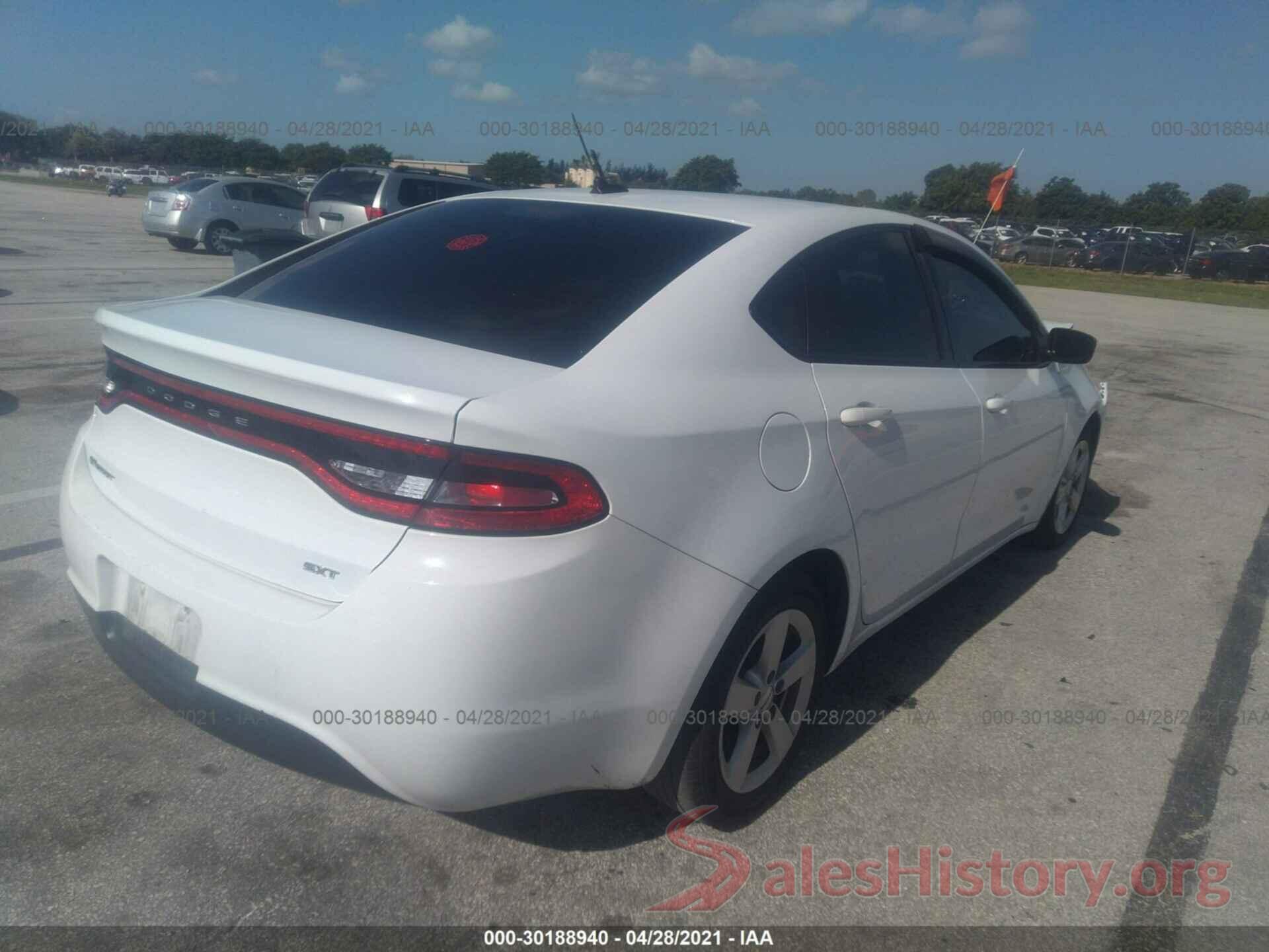 1C3CDFFA5GD820215 2016 DODGE DART