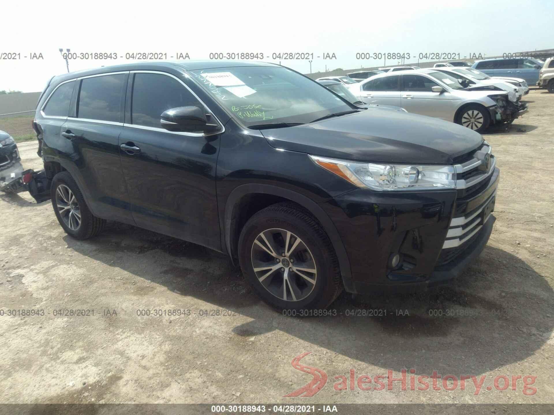 5TDZZRFH6HS233792 2017 TOYOTA HIGHLANDER