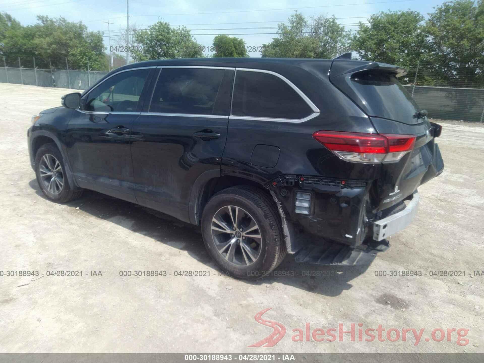 5TDZZRFH6HS233792 2017 TOYOTA HIGHLANDER