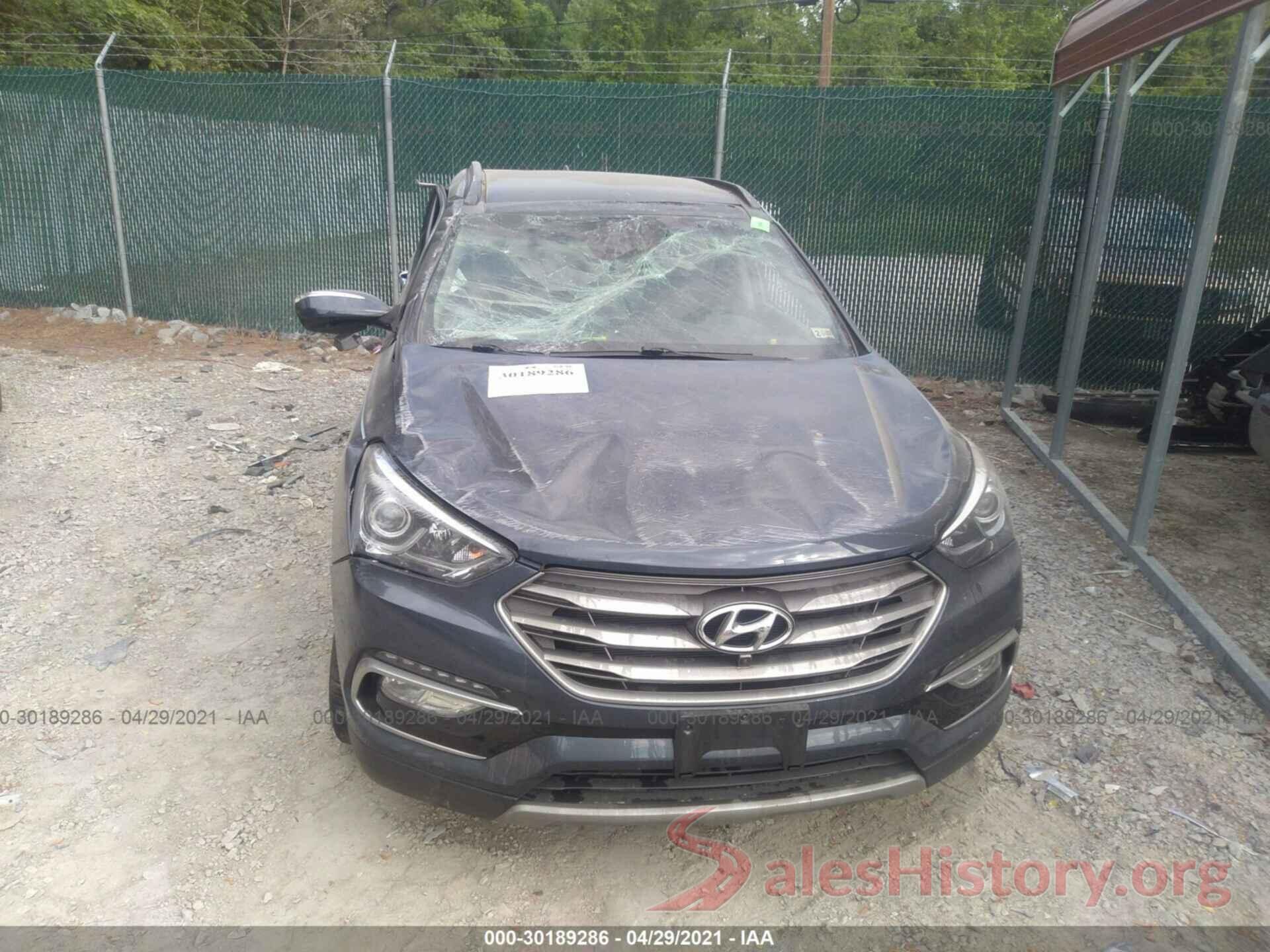 5XYZU3LB8HG485780 2017 HYUNDAI SANTA FE SPORT