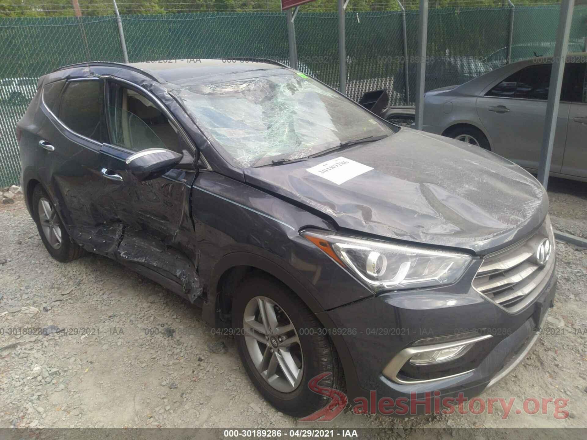 5XYZU3LB8HG485780 2017 HYUNDAI SANTA FE SPORT