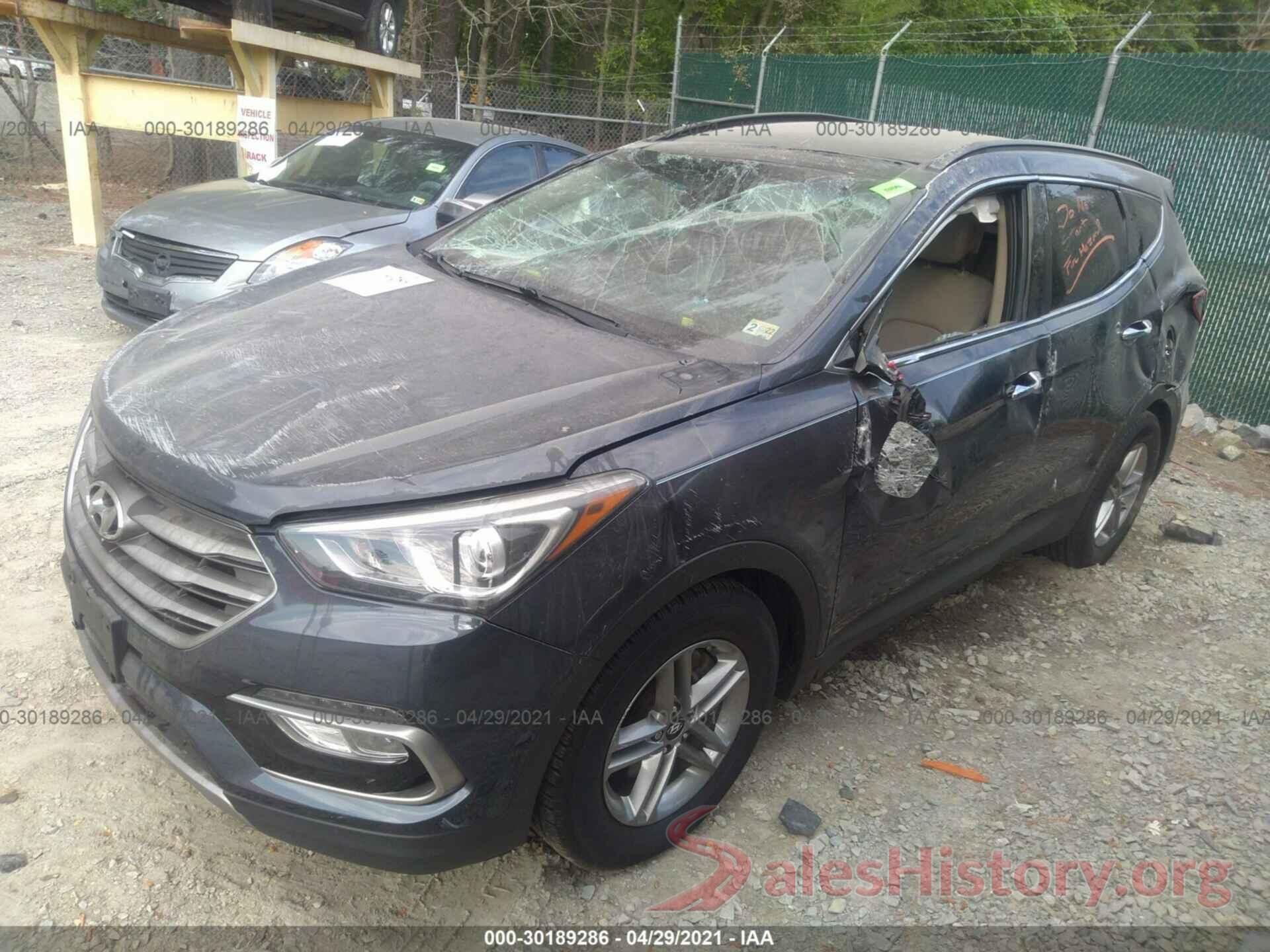 5XYZU3LB8HG485780 2017 HYUNDAI SANTA FE SPORT