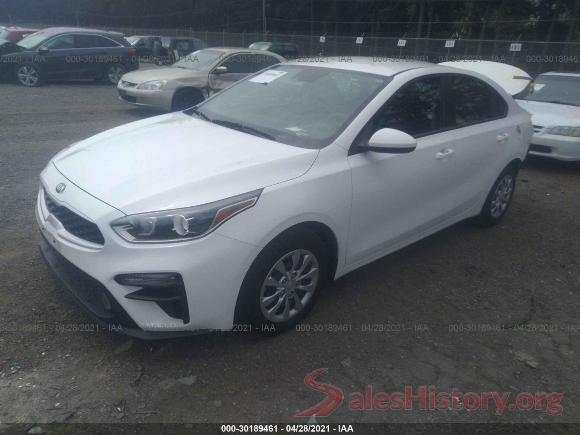 3KPF24AD3LE158292 2020 KIA FORTE