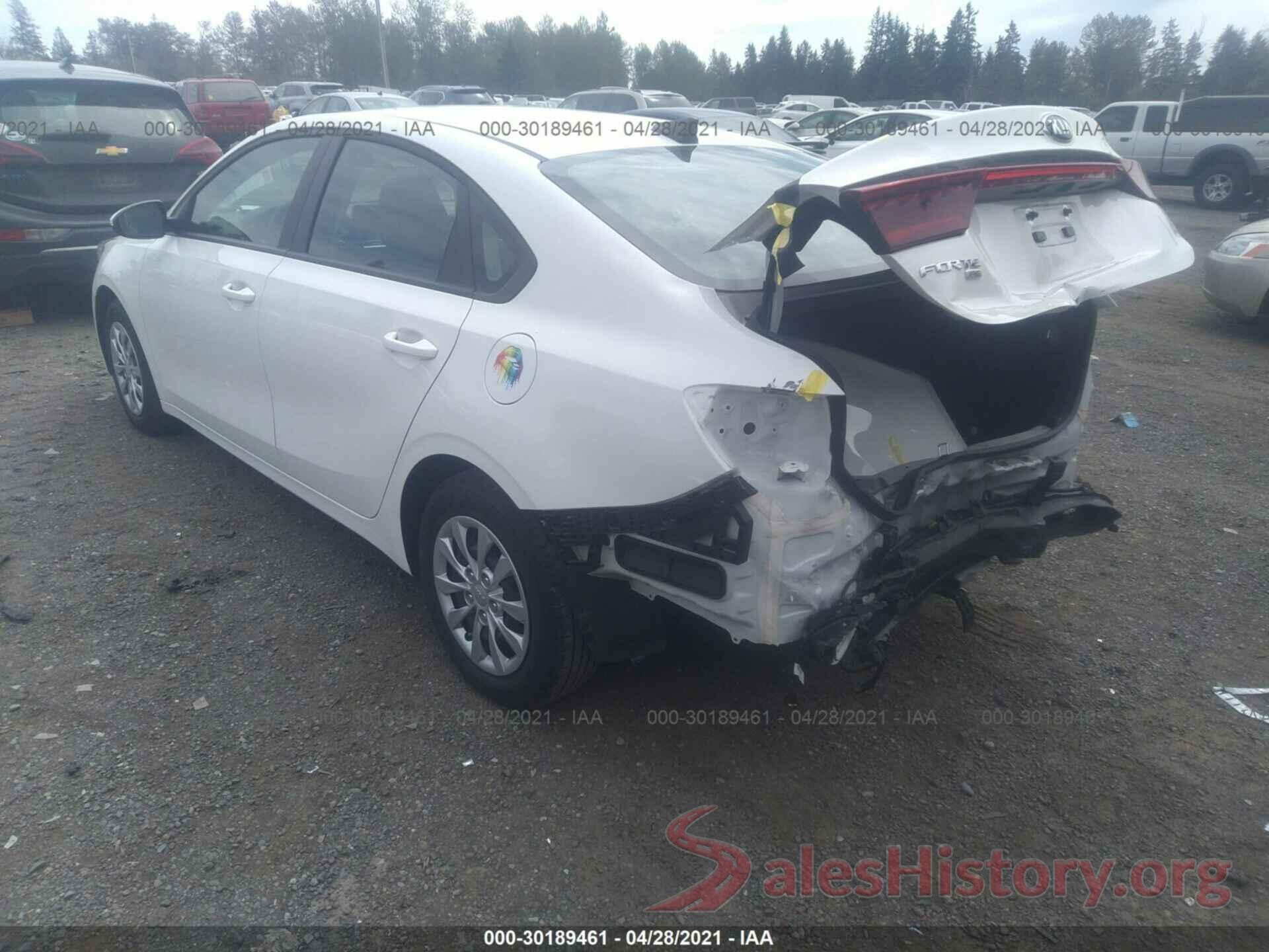 3KPF24AD3LE158292 2020 KIA FORTE