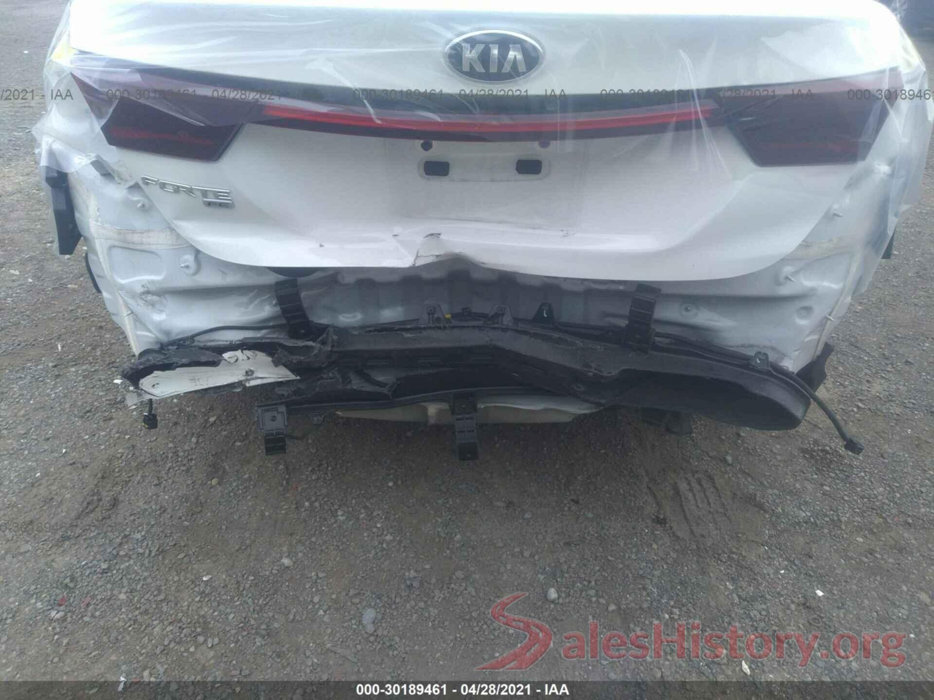 3KPF24AD3LE158292 2020 KIA FORTE