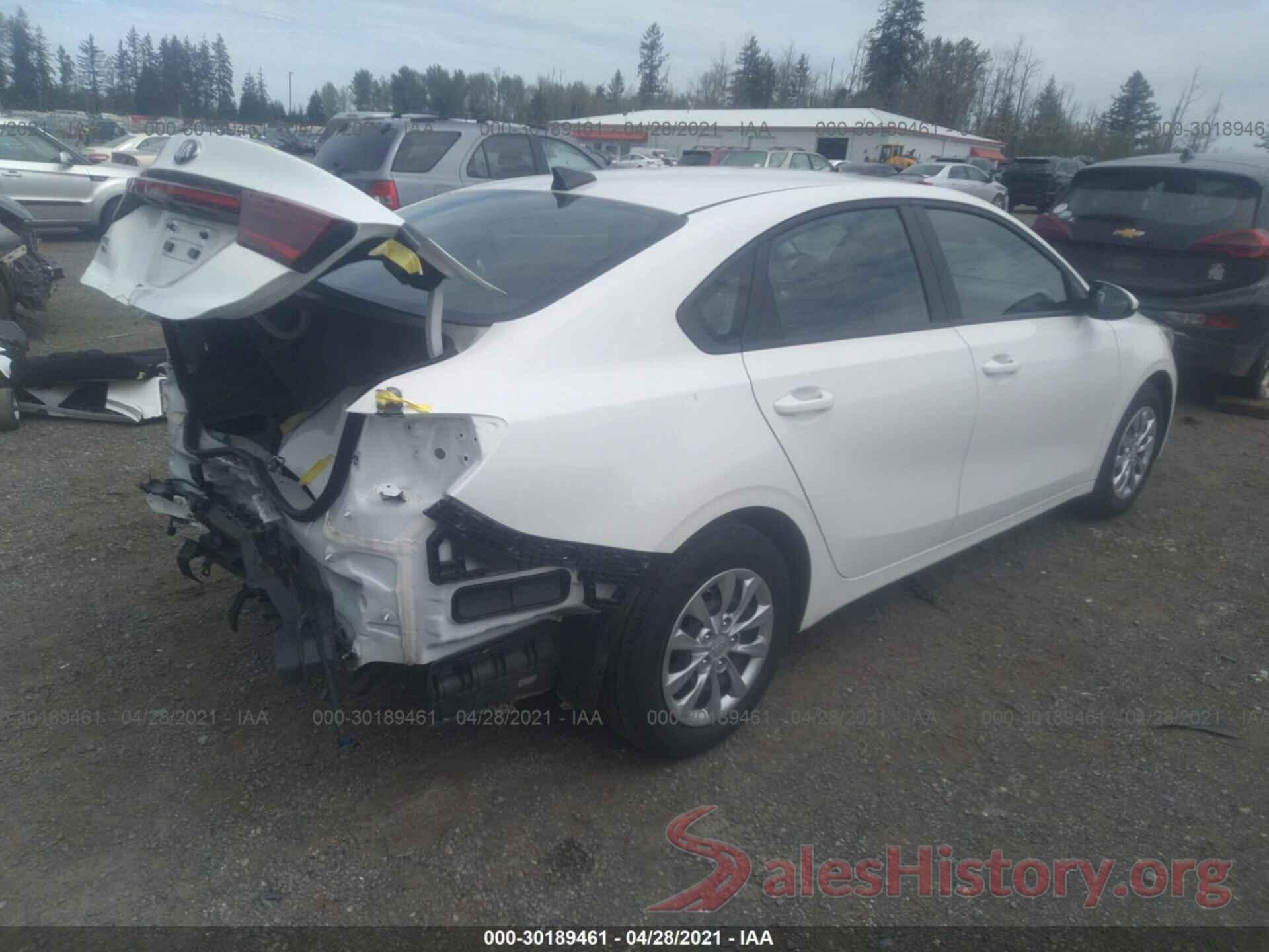 3KPF24AD3LE158292 2020 KIA FORTE