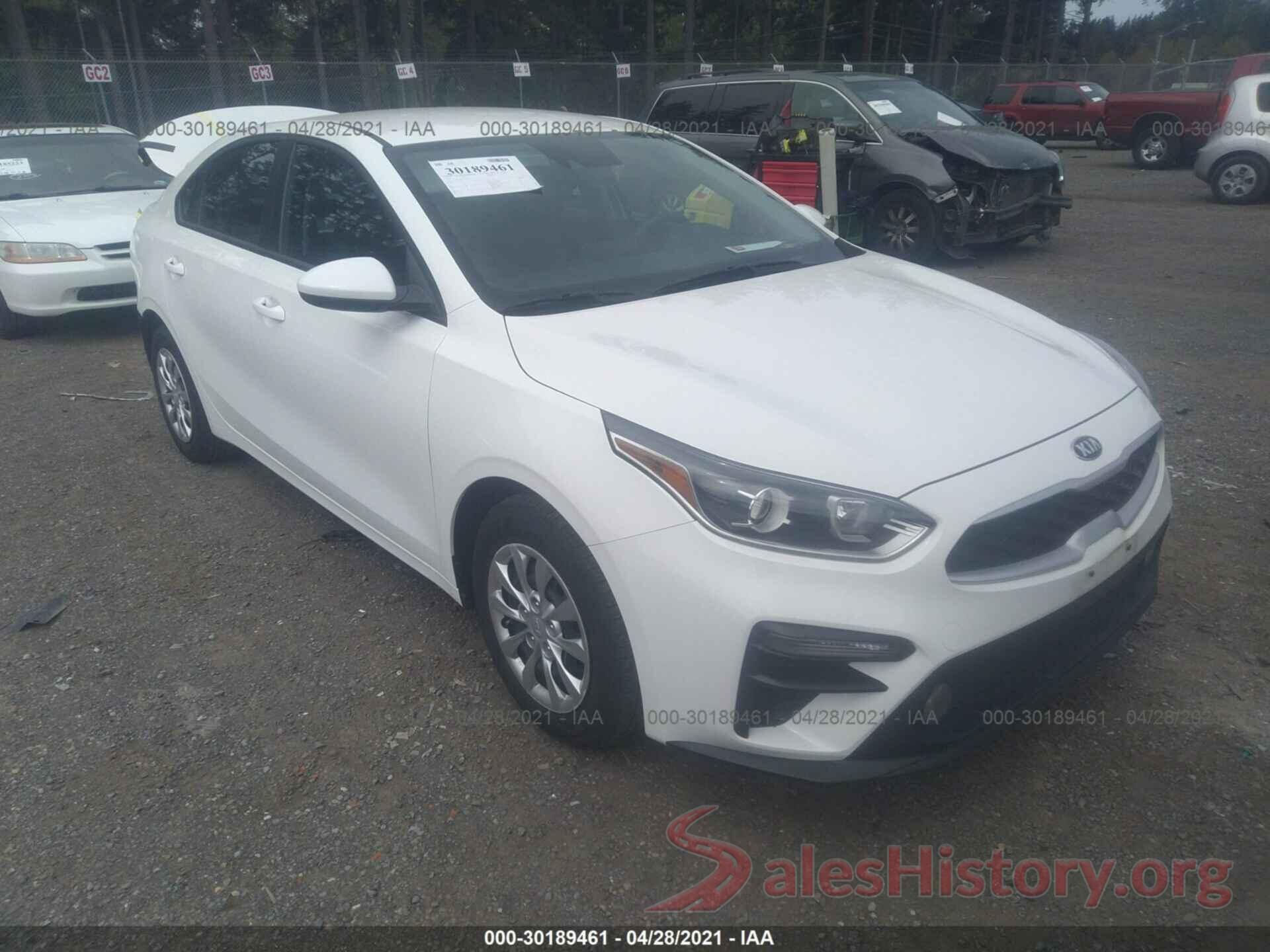 3KPF24AD3LE158292 2020 KIA FORTE