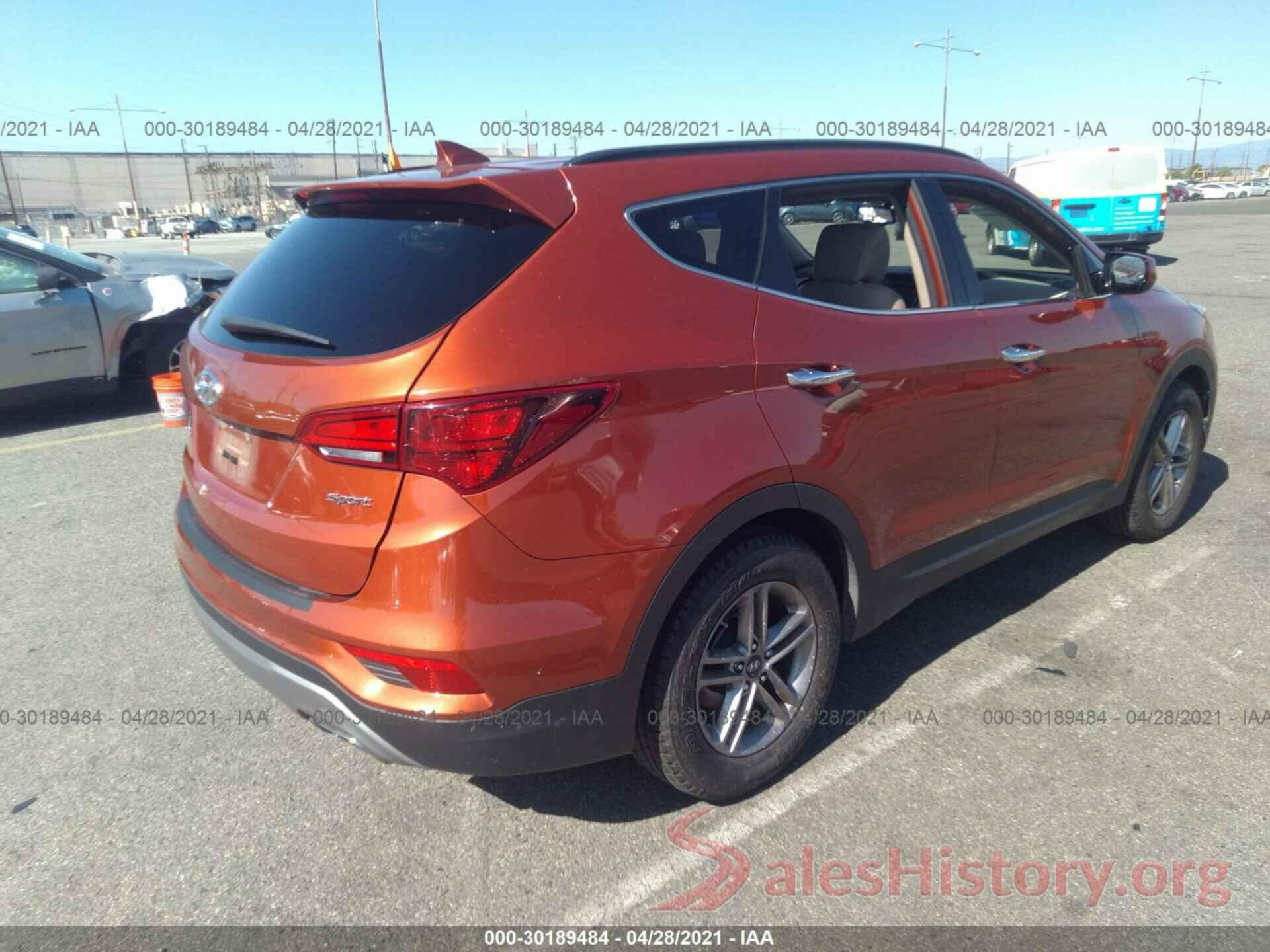 5XYZU3LB0HG383261 2017 HYUNDAI SANTA FE SPORT