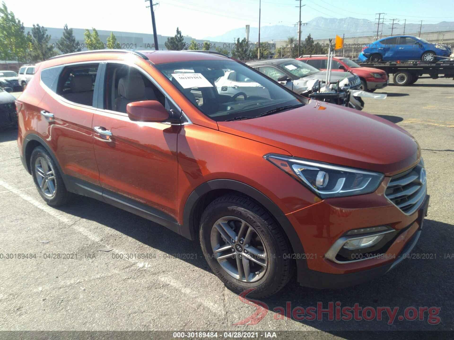 5XYZU3LB0HG383261 2017 HYUNDAI SANTA FE SPORT