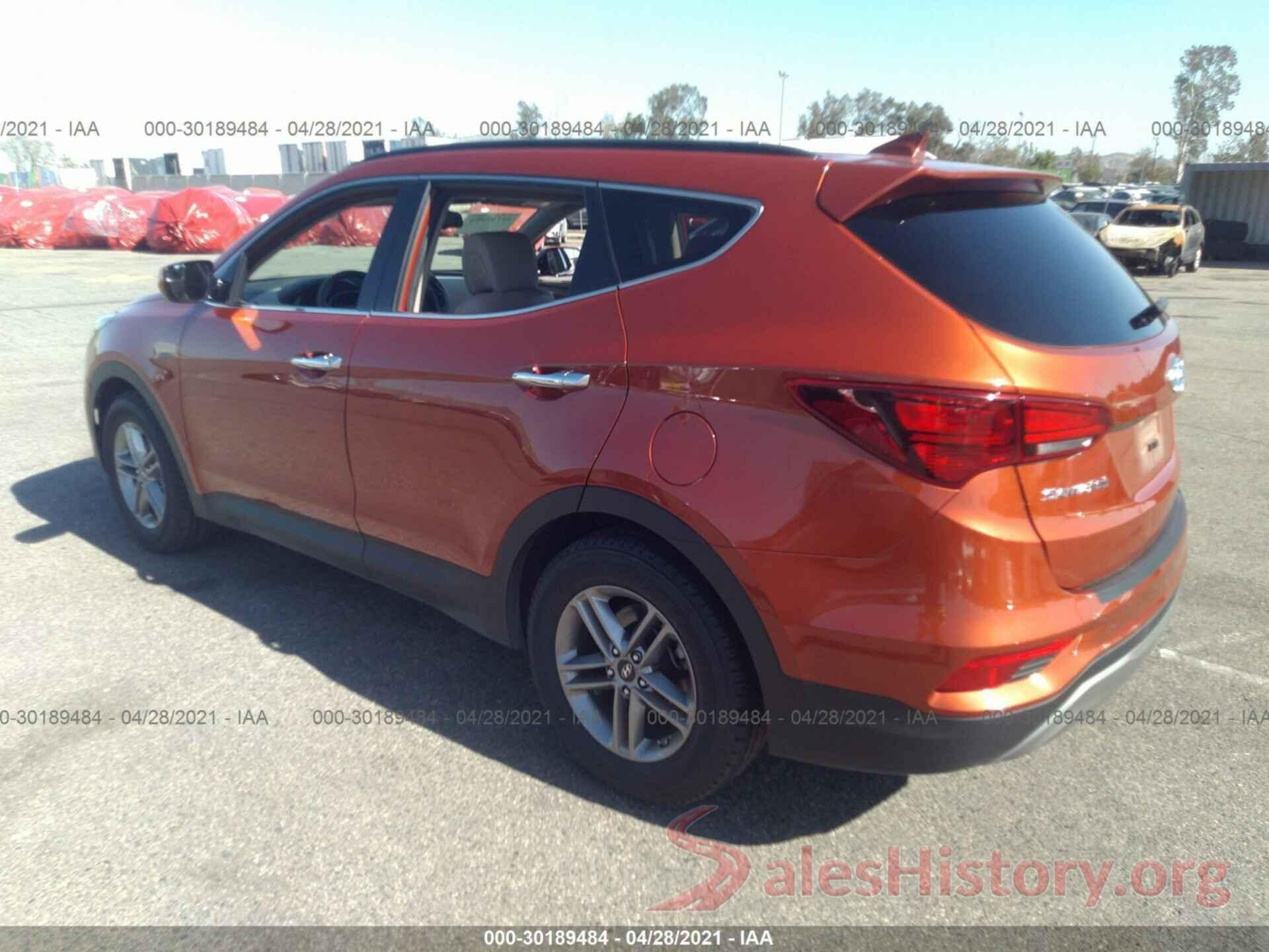 5XYZU3LB0HG383261 2017 HYUNDAI SANTA FE SPORT