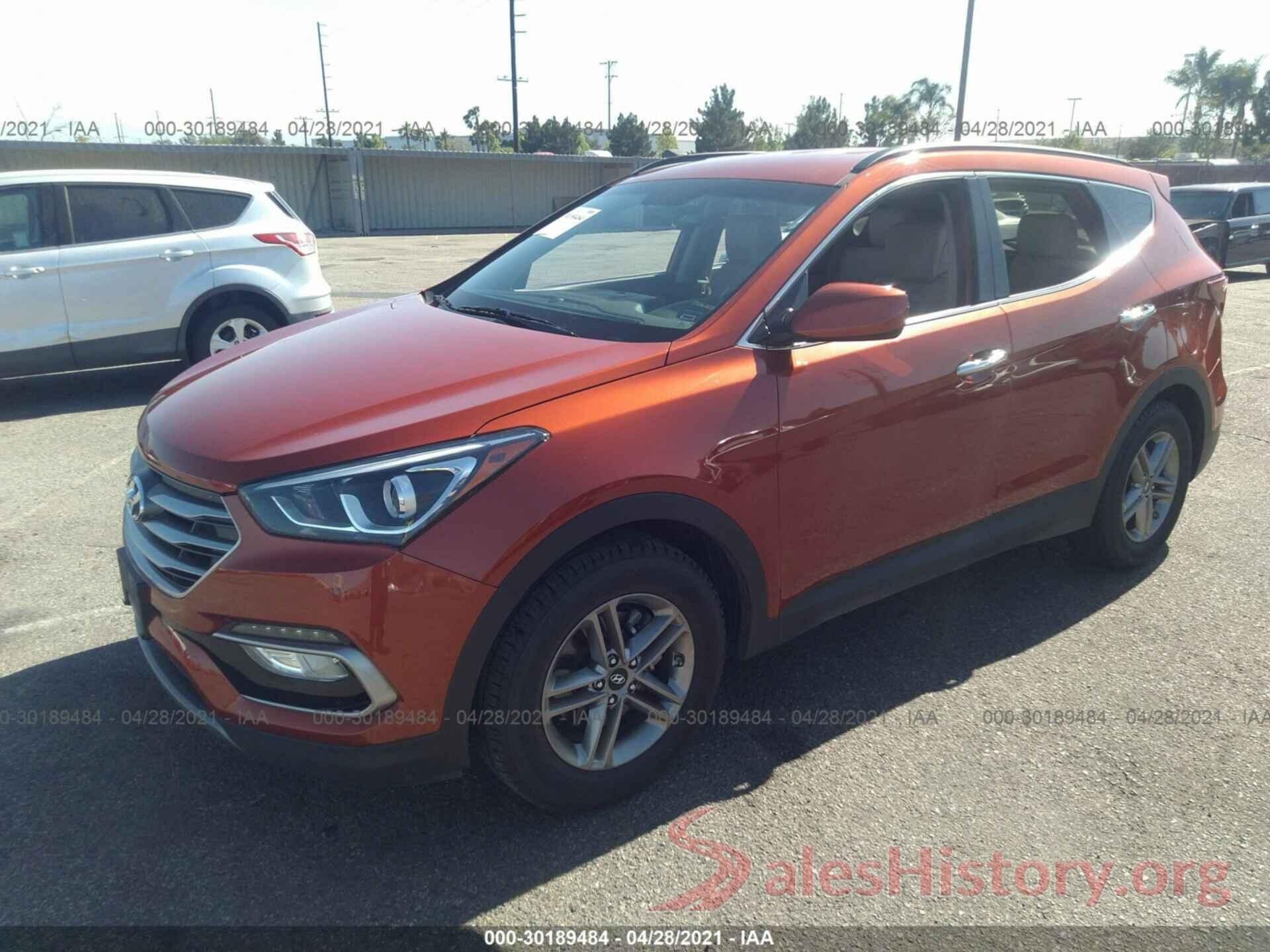 5XYZU3LB0HG383261 2017 HYUNDAI SANTA FE SPORT