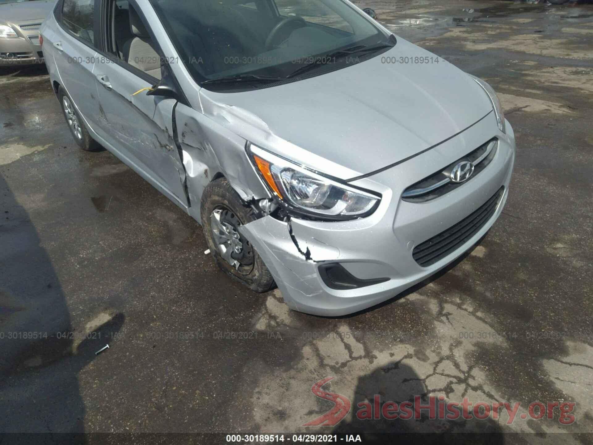 KMHCT4AE5GU082795 2016 HYUNDAI ACCENT