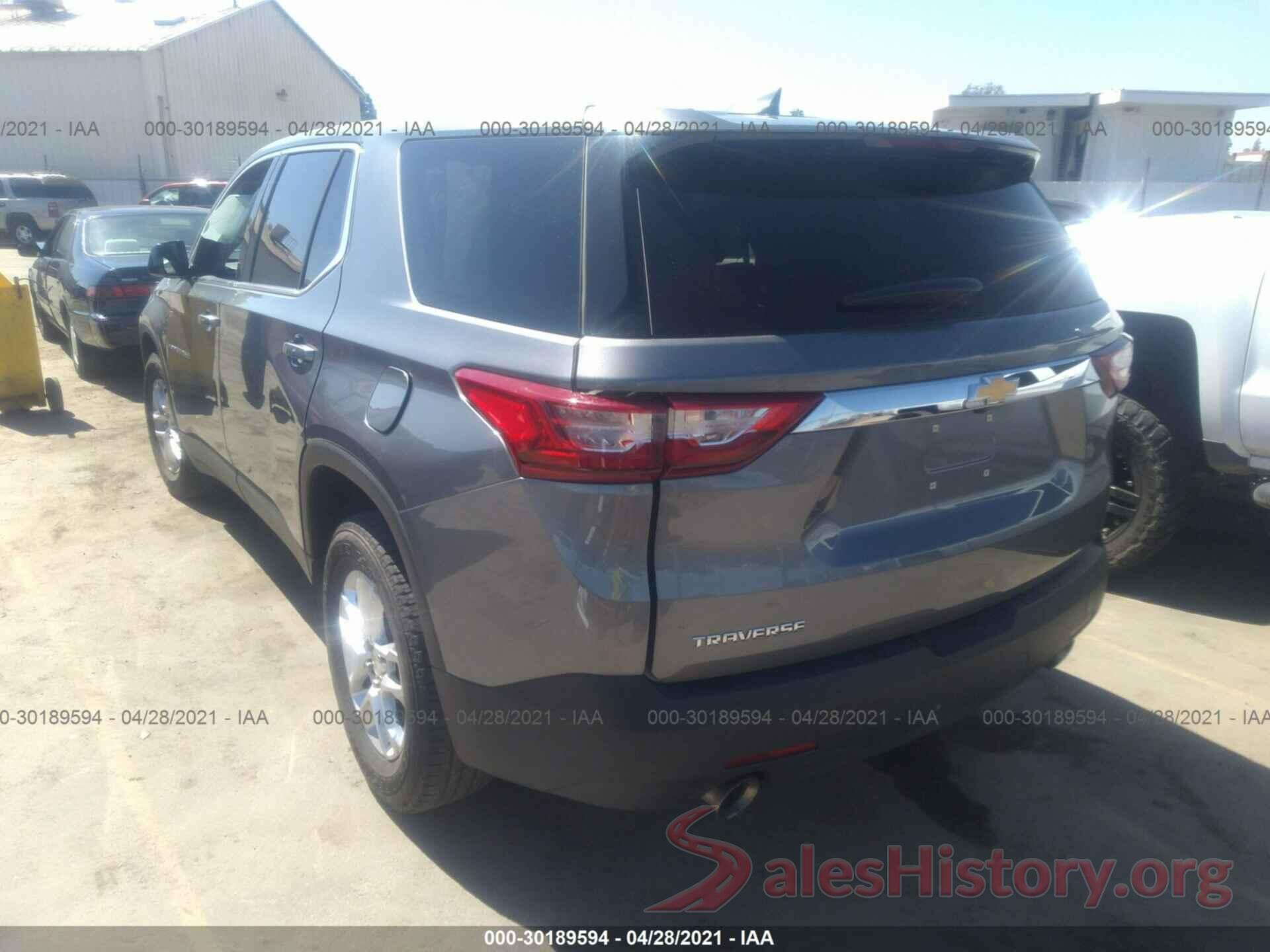 1GNERFKW7LJ156025 2020 CHEVROLET TRAVERSE