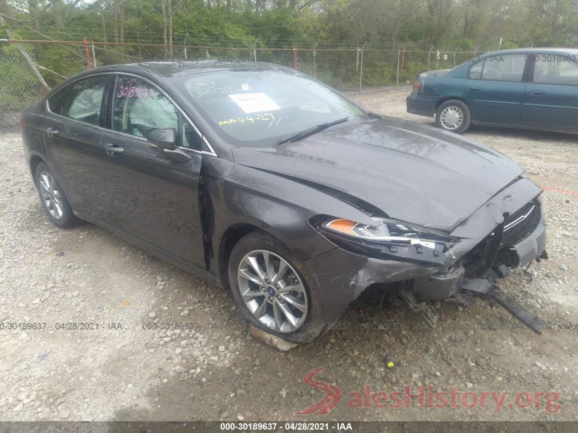 3FA6P0HD4HR341822 2017 FORD FUSION