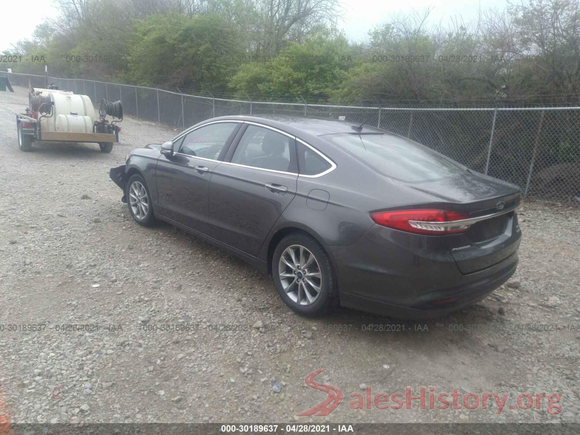 3FA6P0HD4HR341822 2017 FORD FUSION