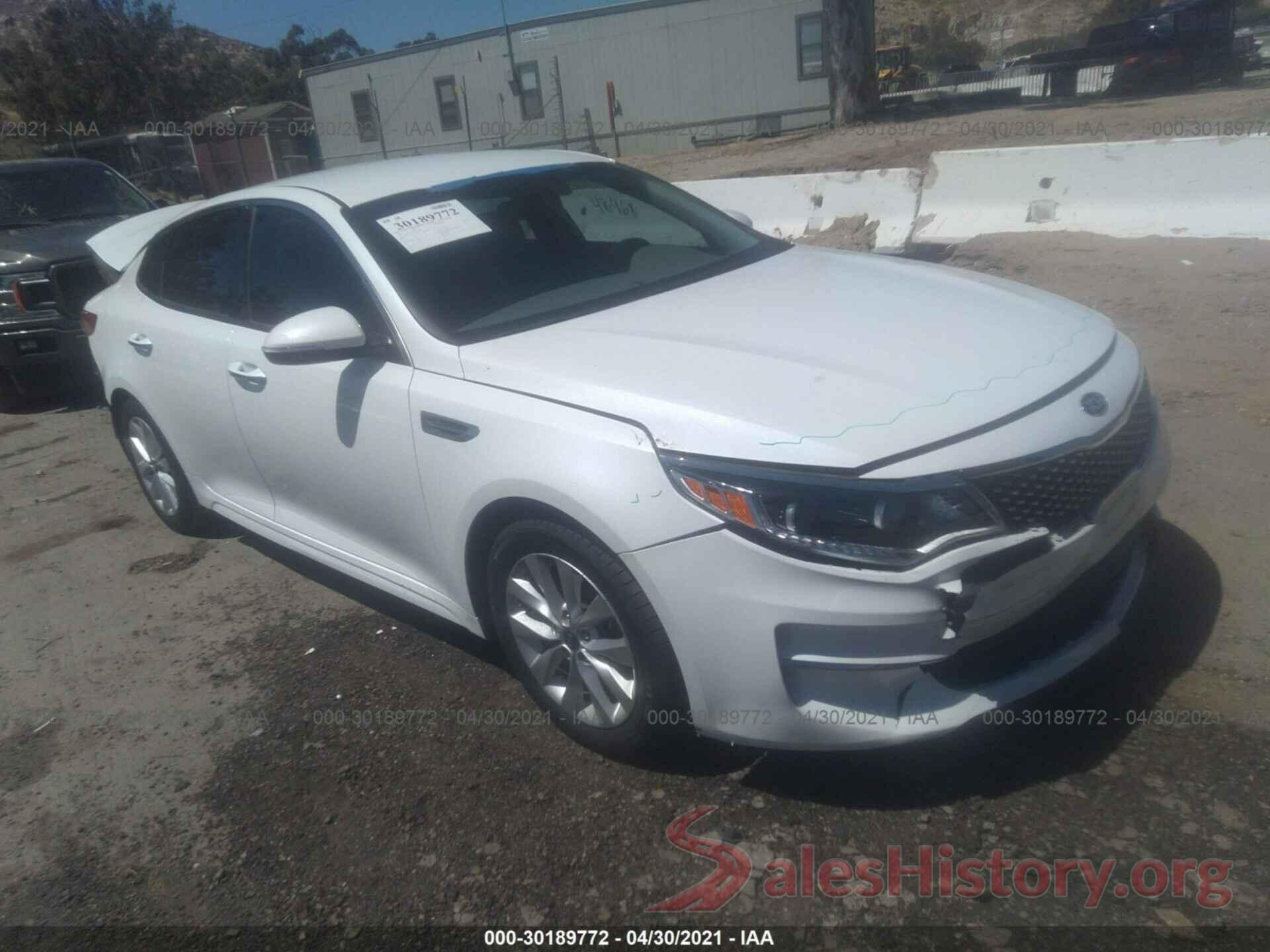 5XXGU4L33GG090592 2016 KIA OPTIMA