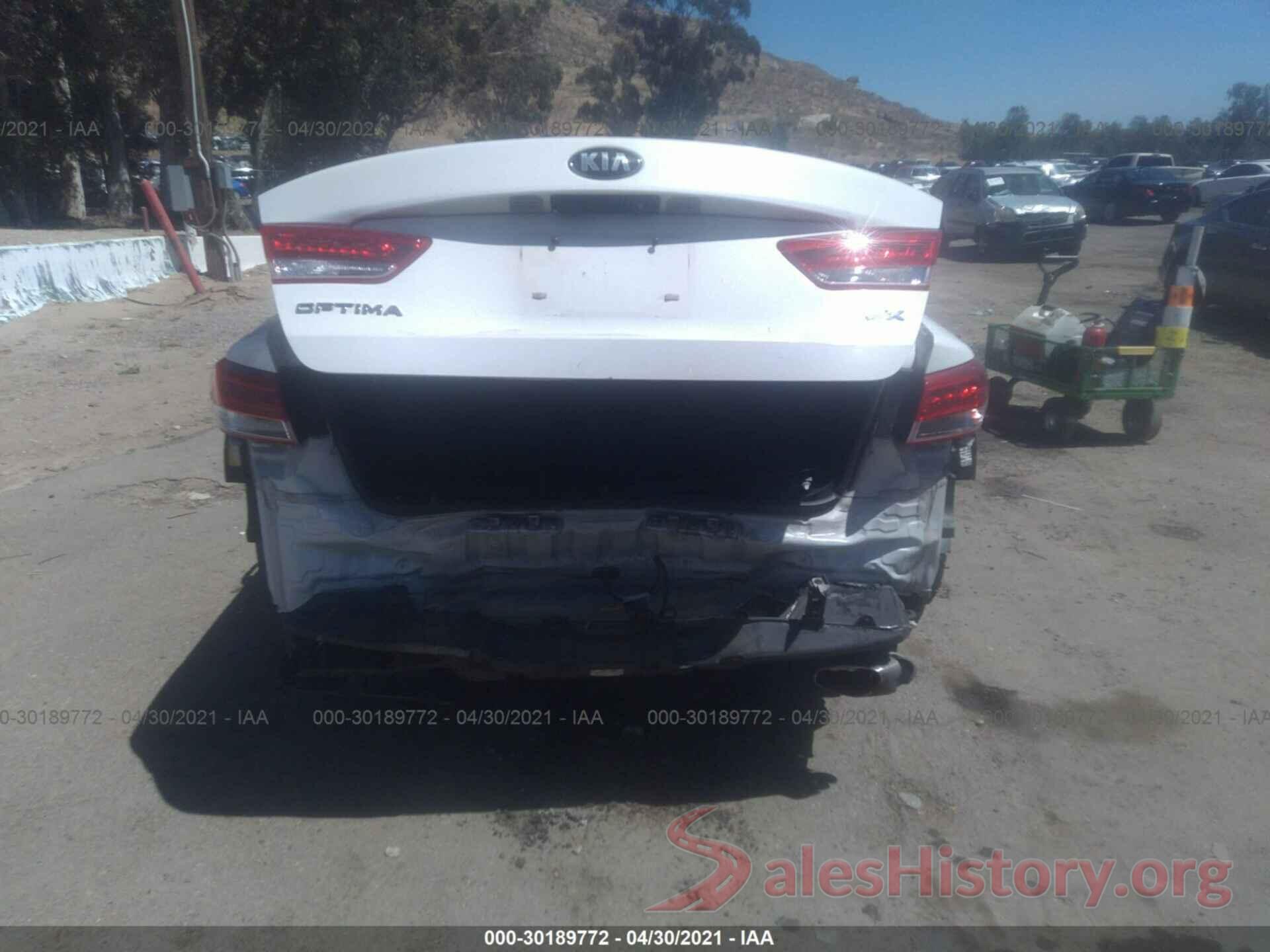 5XXGU4L33GG090592 2016 KIA OPTIMA