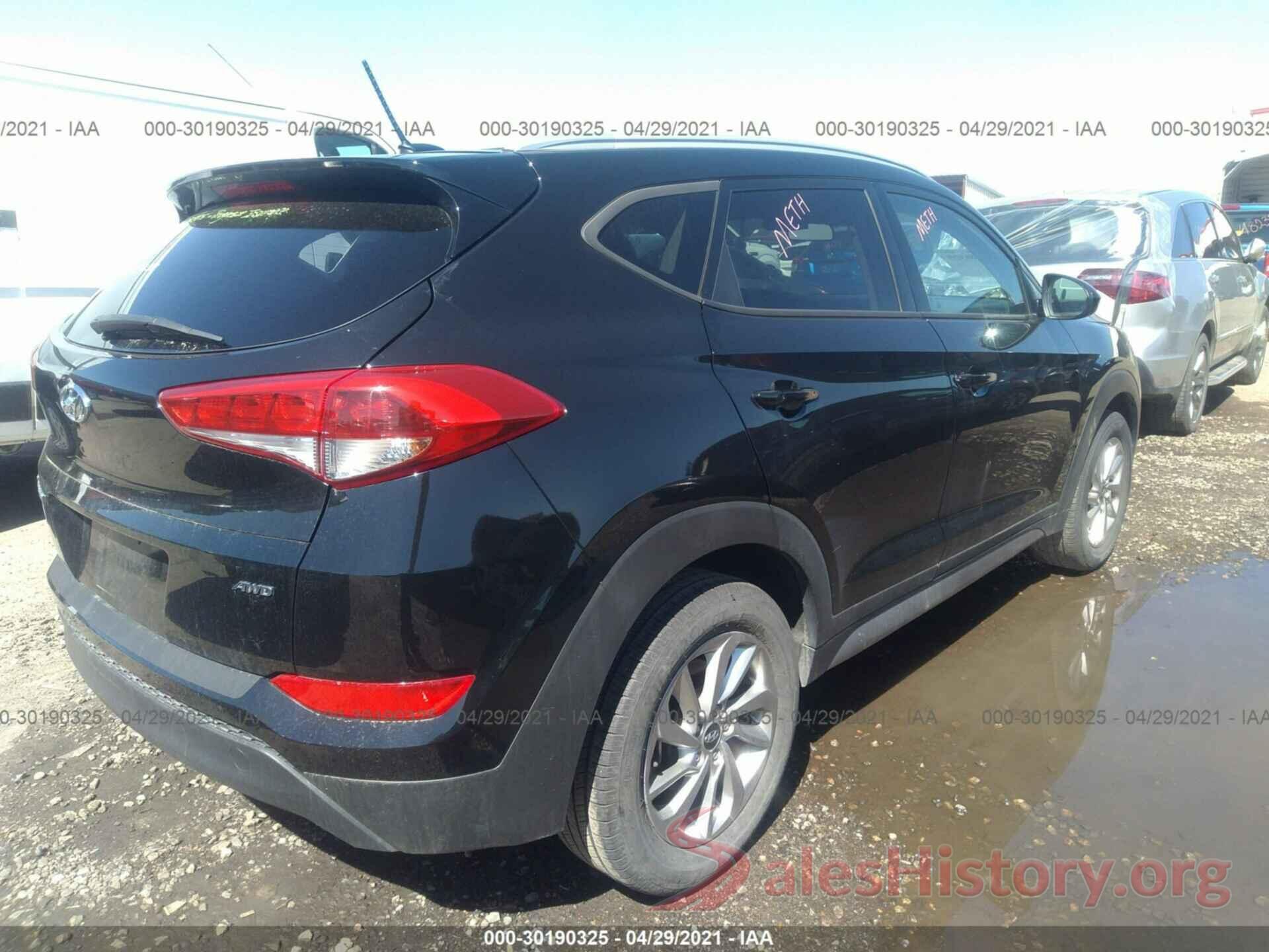 KM8J3CA45HU352909 2017 HYUNDAI TUCSON