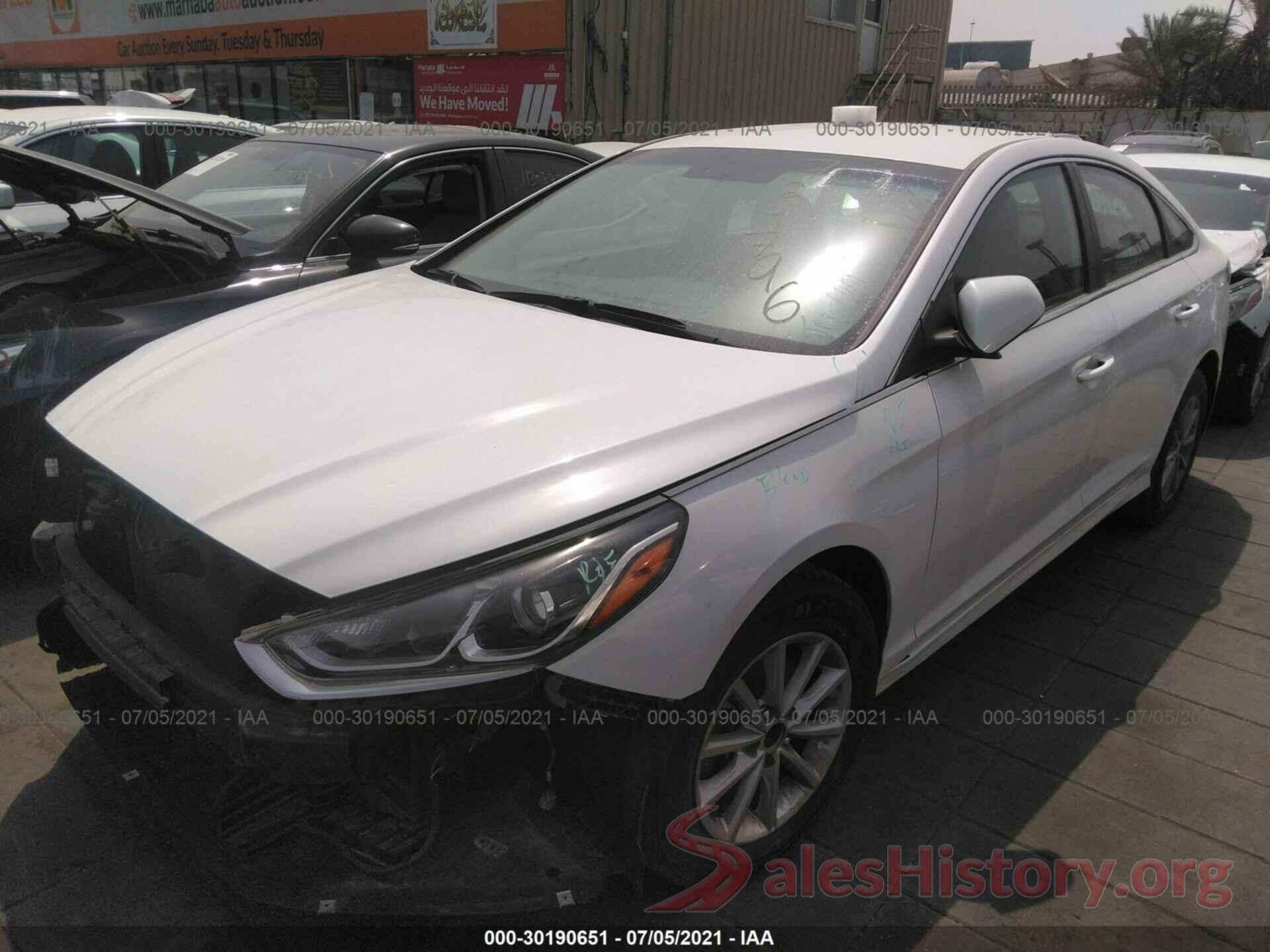 5NPE24A0000724796 2018 HYUNDAI SONATA