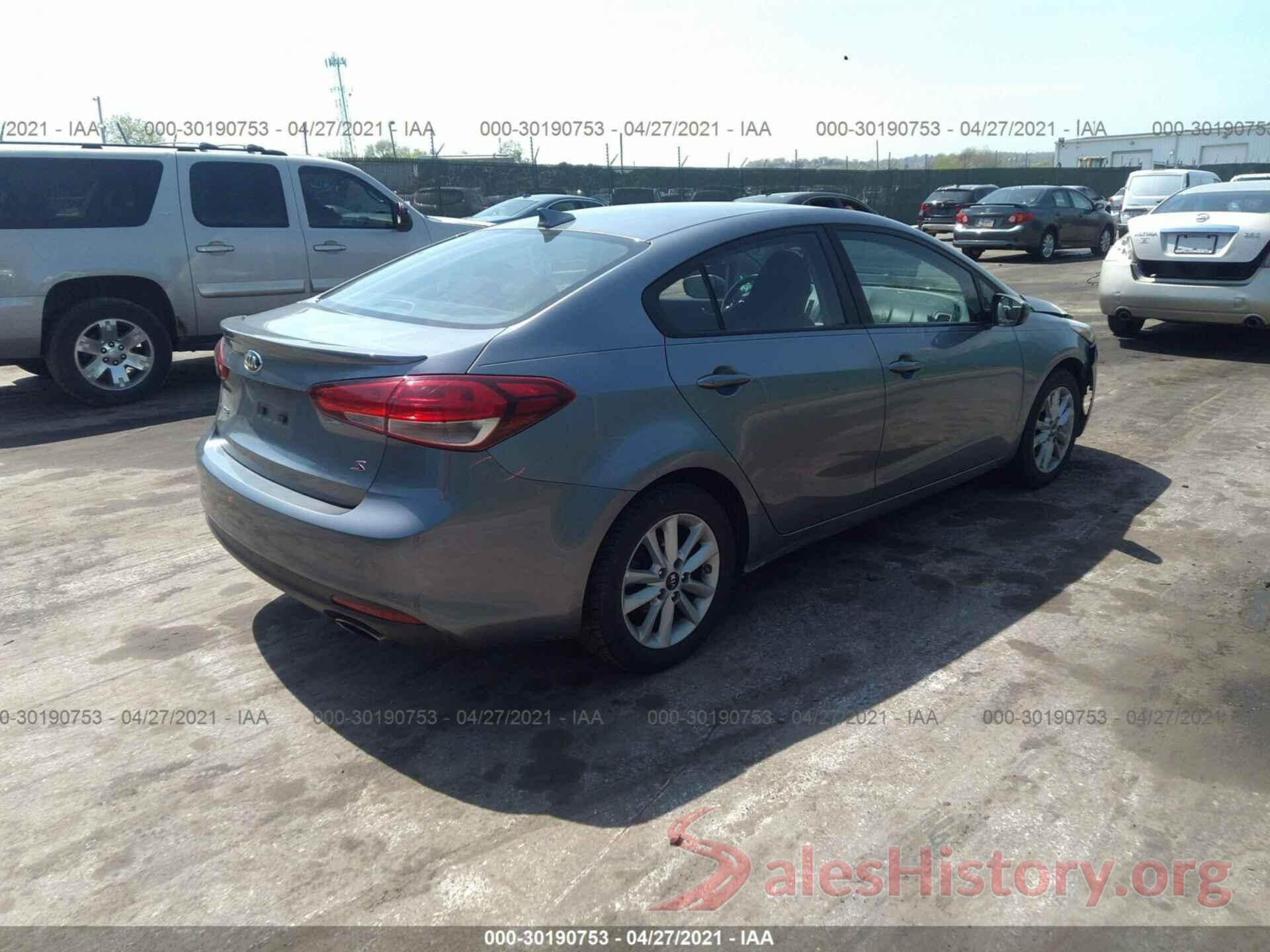 3KPFL4A74HE109648 2017 KIA FORTE