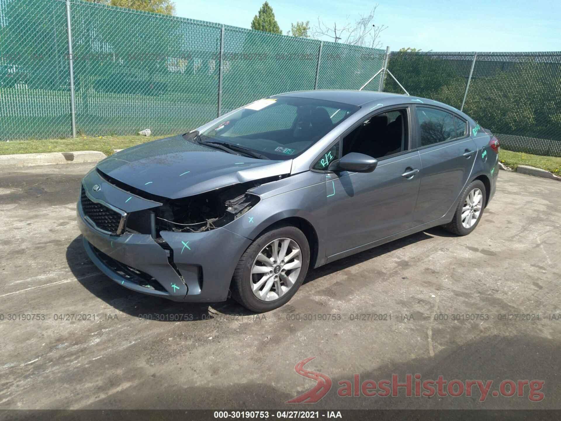 3KPFL4A74HE109648 2017 KIA FORTE