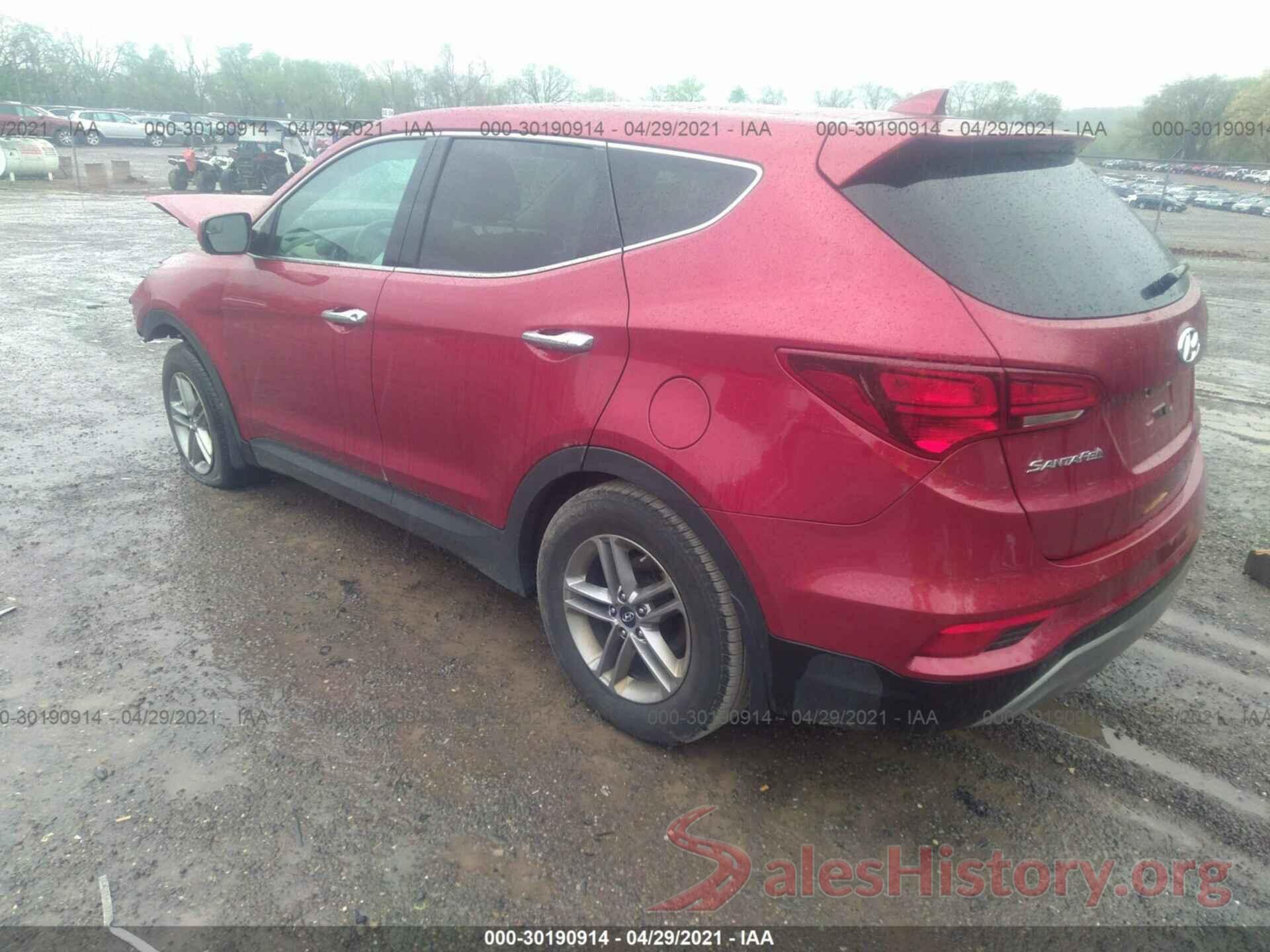 5XYZT3LB1HG493691 2017 HYUNDAI SANTA FE SPORT